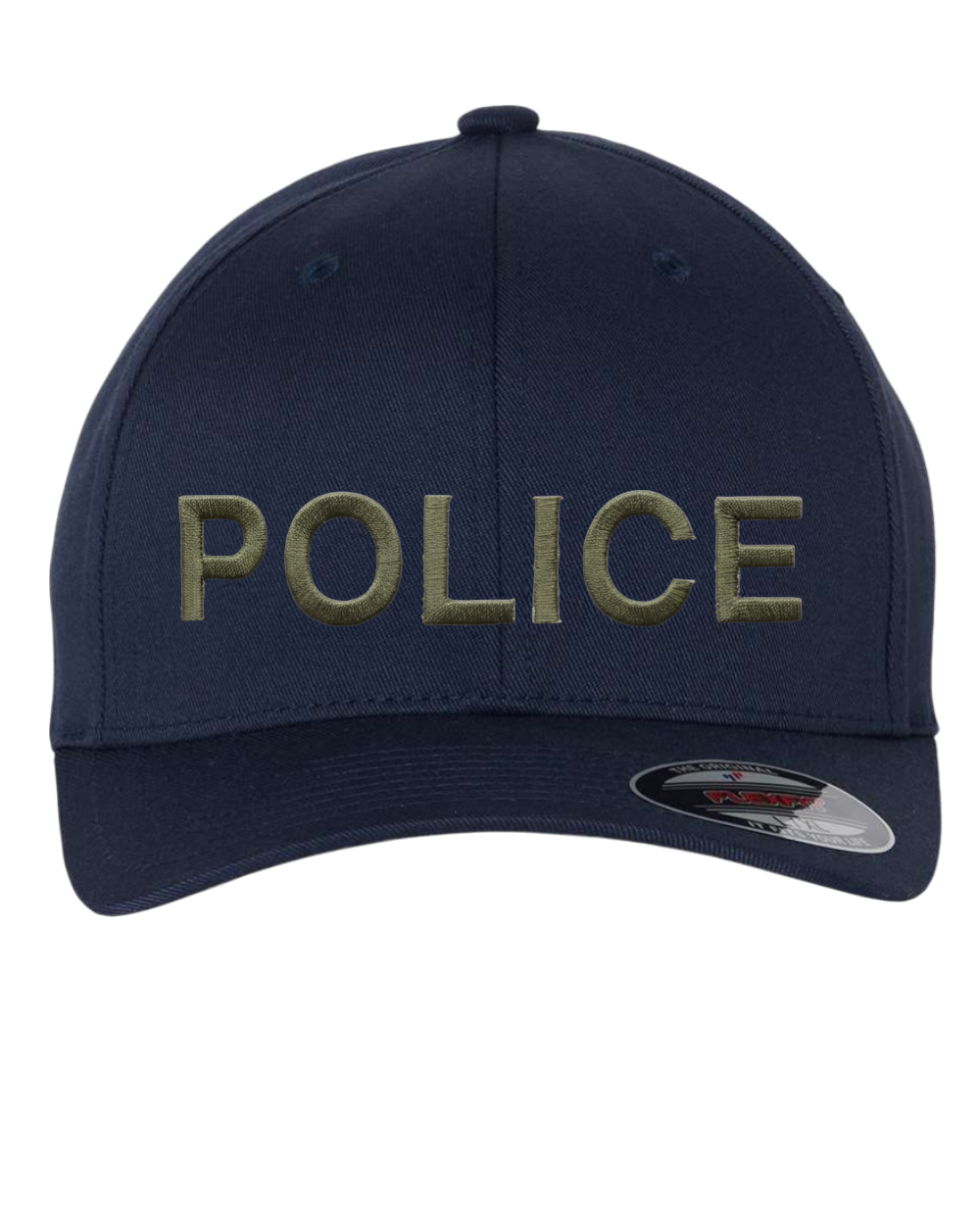 POLICE (LETTERS) ON FLEXFIT HAT-6277