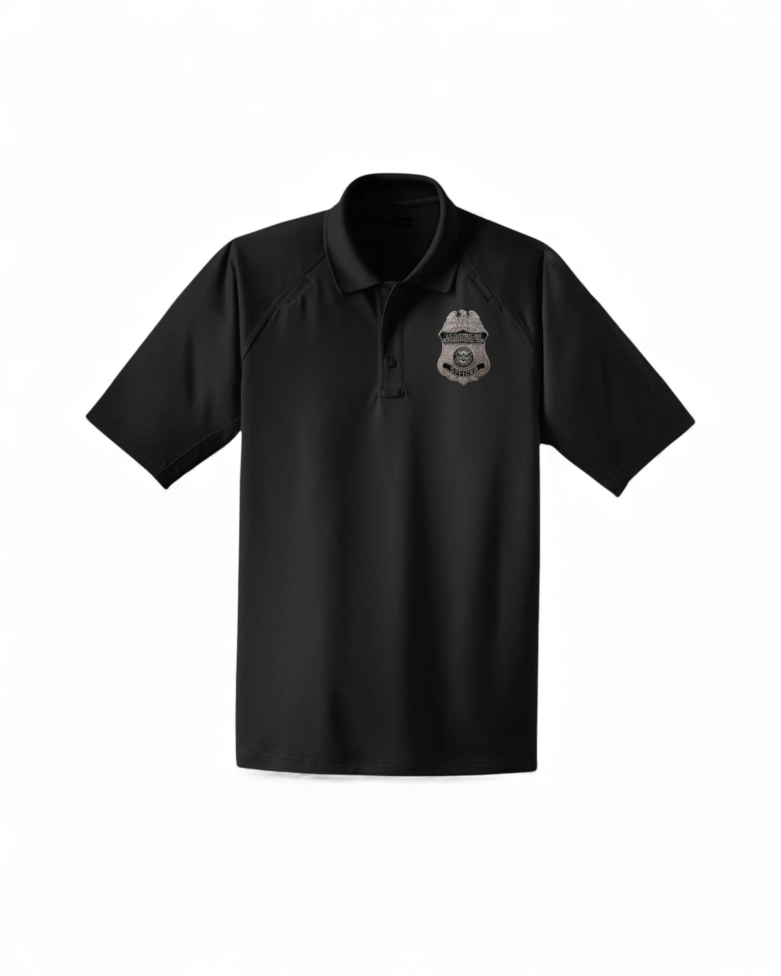 MEN'S CBP EMBROIDRED OFFICER BADGE TACTICAL POLO-CS410 – Sally's