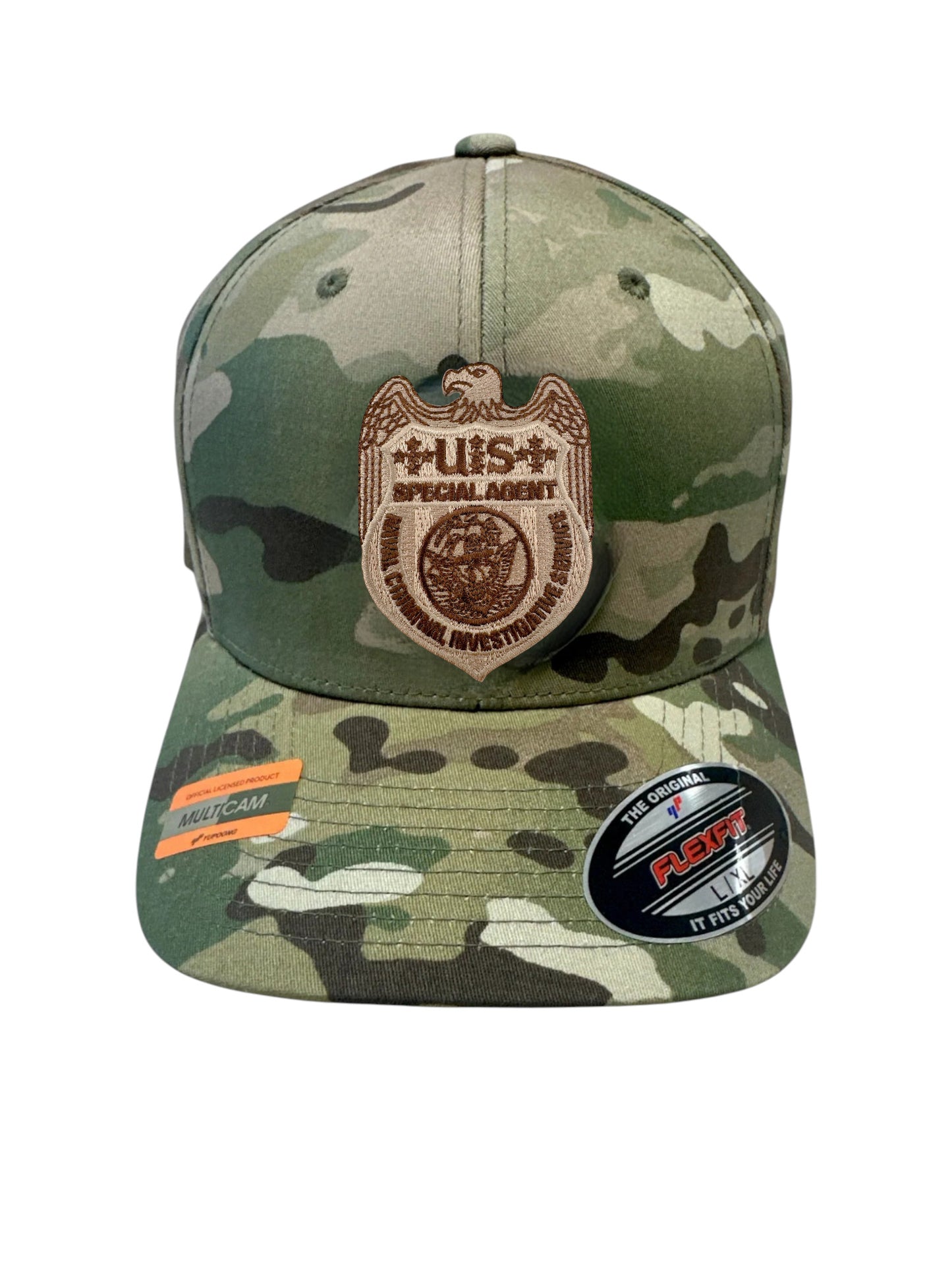 NCIS SPECIAL AGENT BADGE ON FLEXFIT HAT