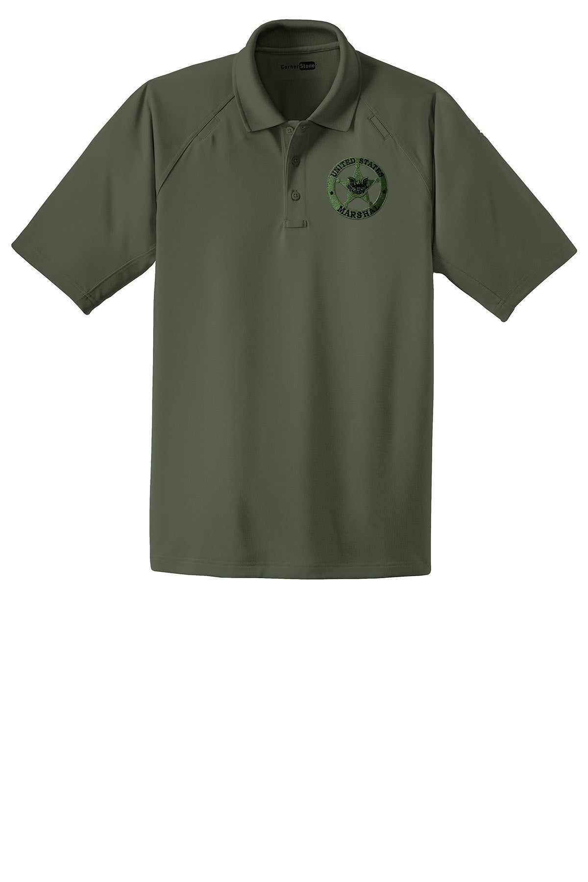 MEN'S TACTICAL PERFORMANCE POLO W/ USMS STAR-CS410