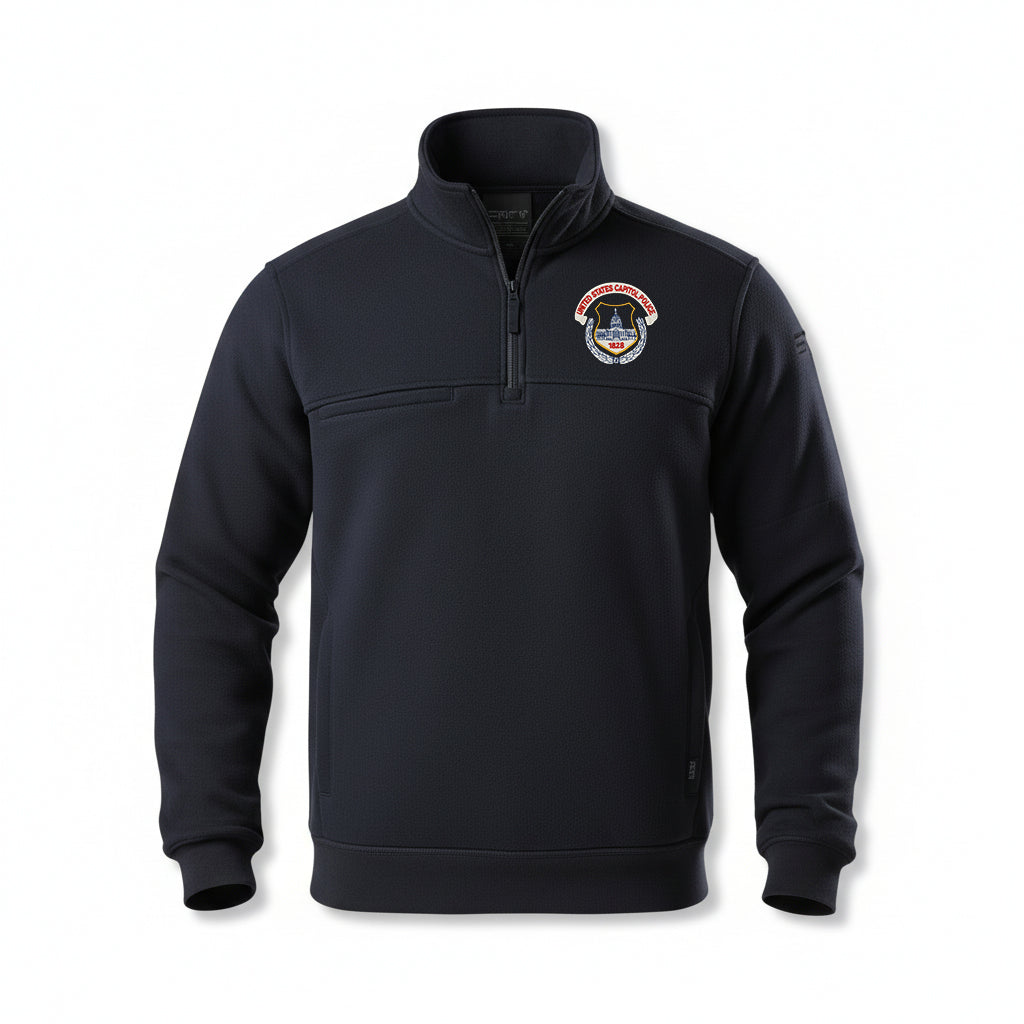 USCP SEAL 5.11 JOB SHIRT 1/4 ZIP 2.0-NAVY