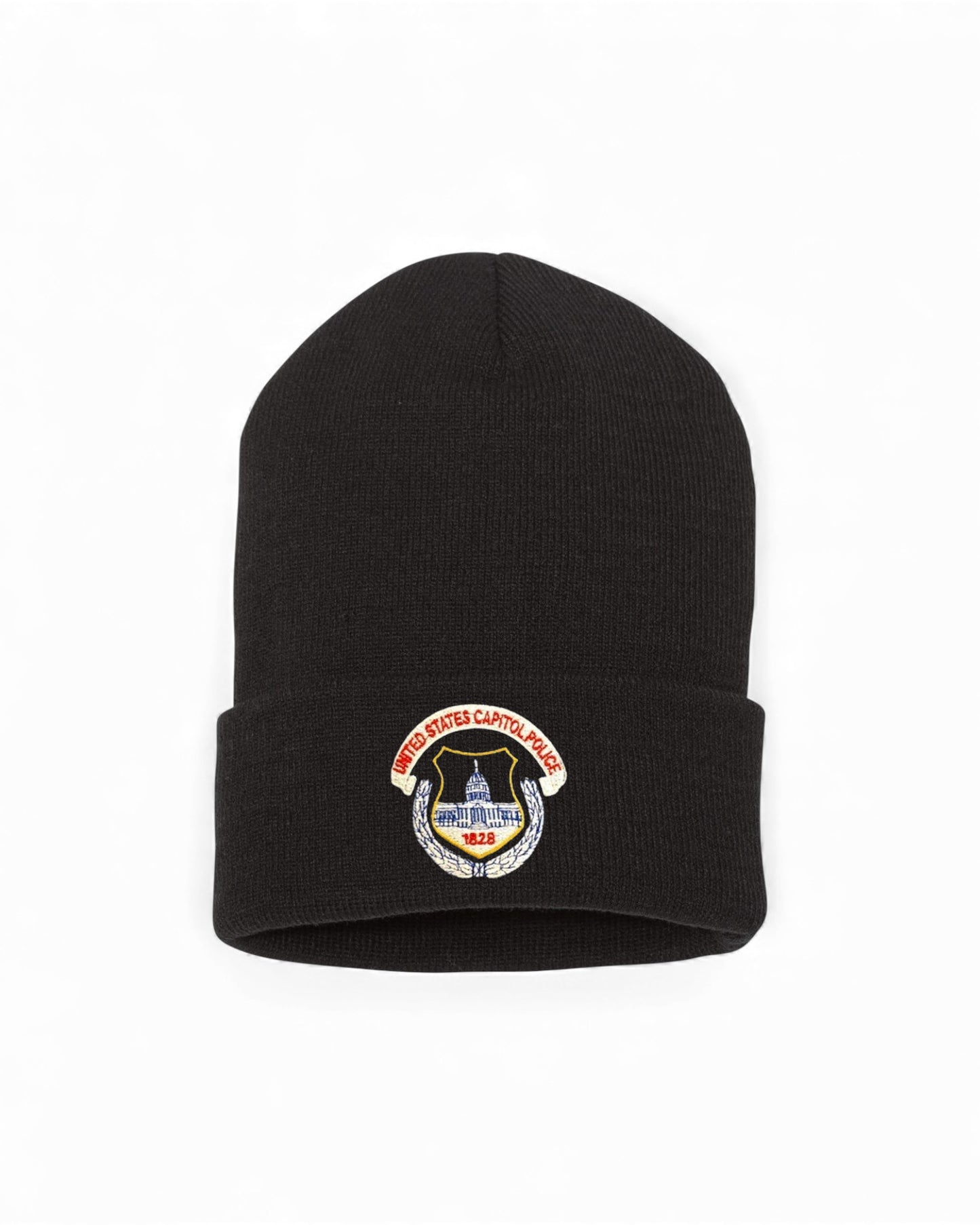 U.S. CAPITOL POLICE SEAL CUFFED KNIT BEANIE