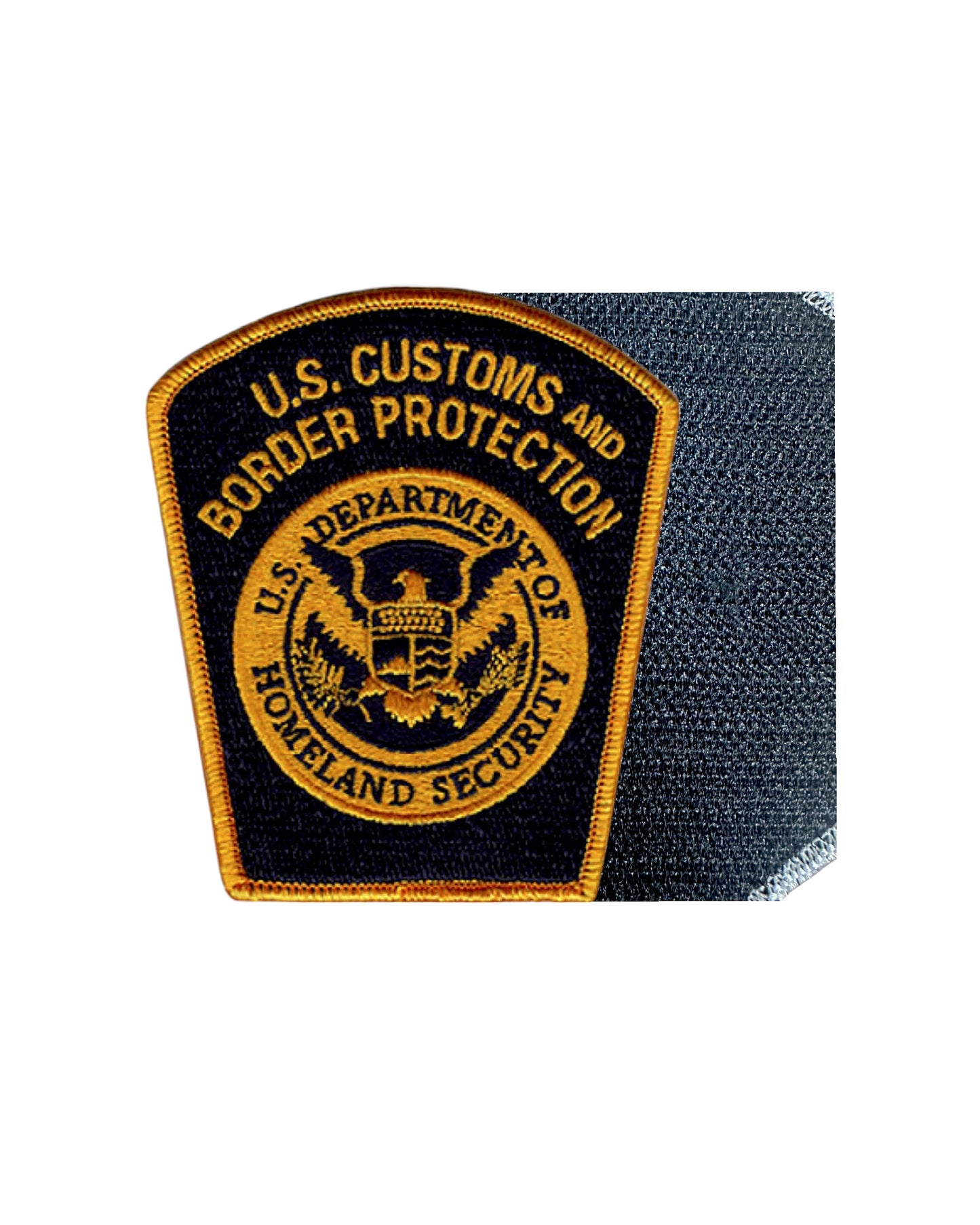 CBP SHOULDER PATCH BORDER PATROL-GOLD/NAVY