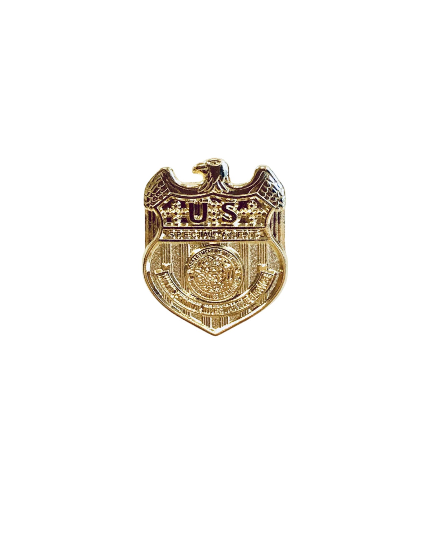 NCIS LAPEL PIN SPECIAL AGENT BADGE-GOLD
