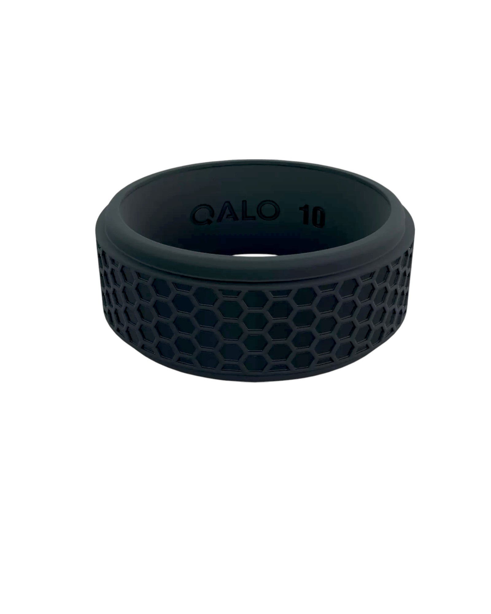 QALO MEN'S HEX SILICONE RING SLATE GRAY - Main Image