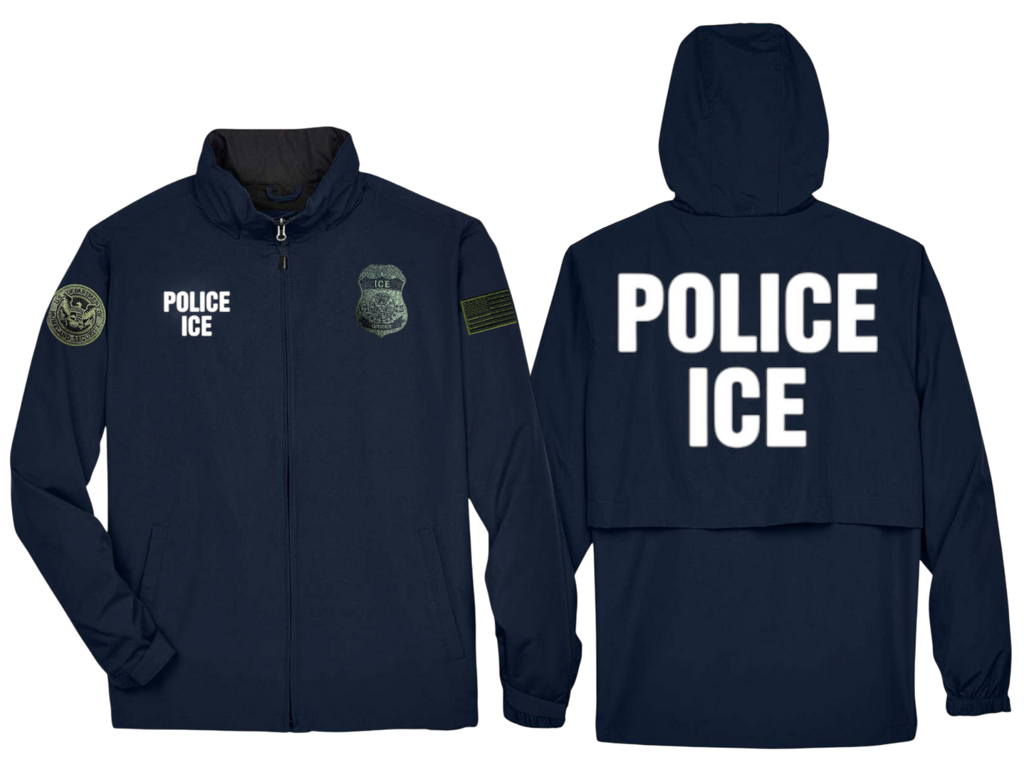 POLICE ICE OFFICER RAID JACKET