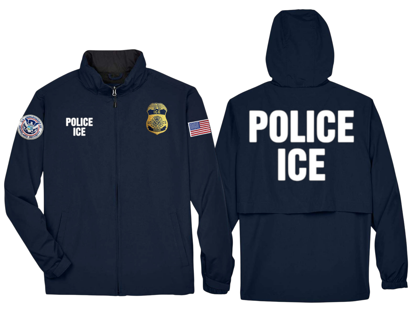 POLICE ICE OFFICER RAID JACKET CLEARANCE