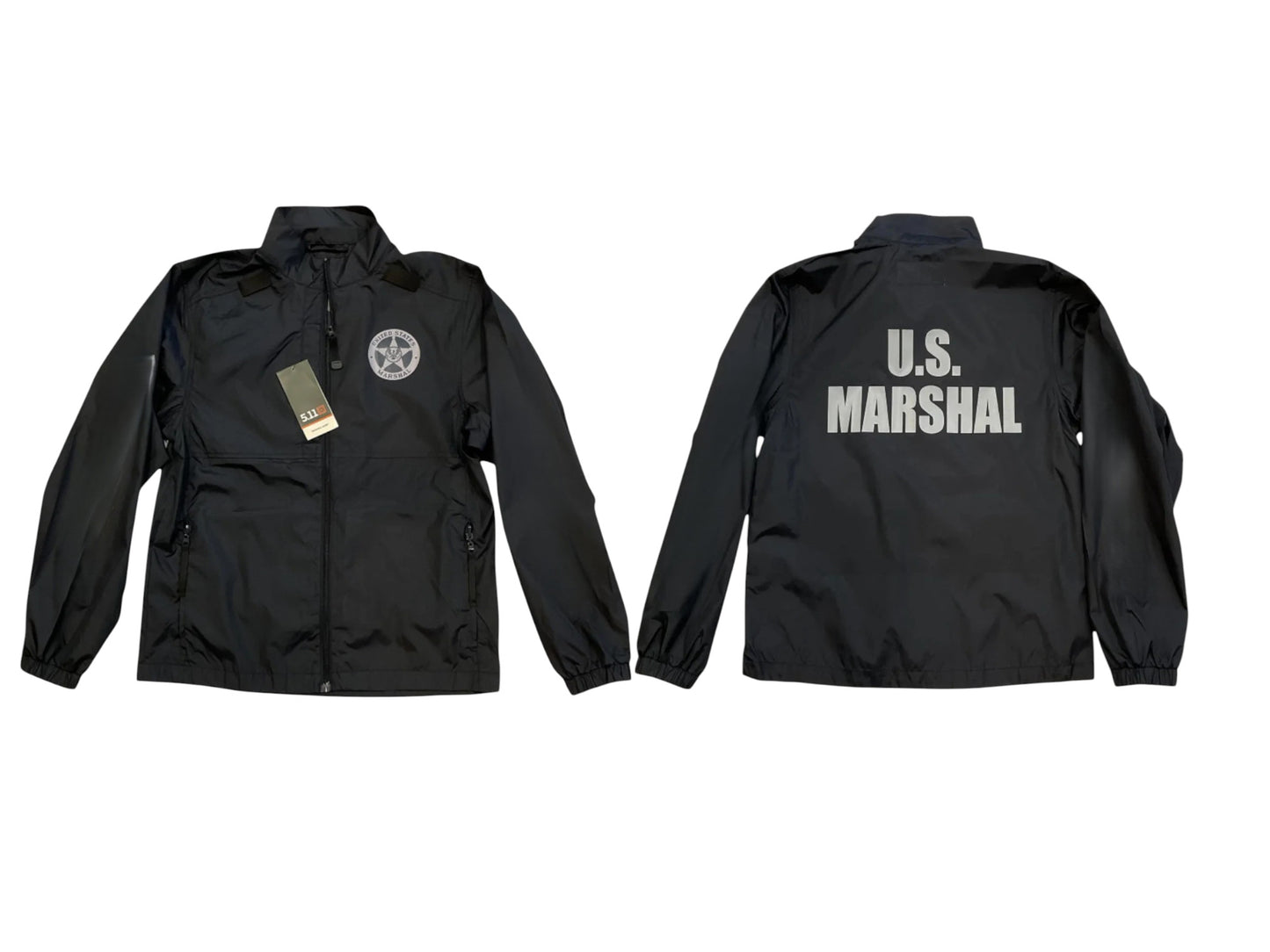 5.11 USMS PACKABLE RAID JACKET-48035-NO SLEEVE PRINT