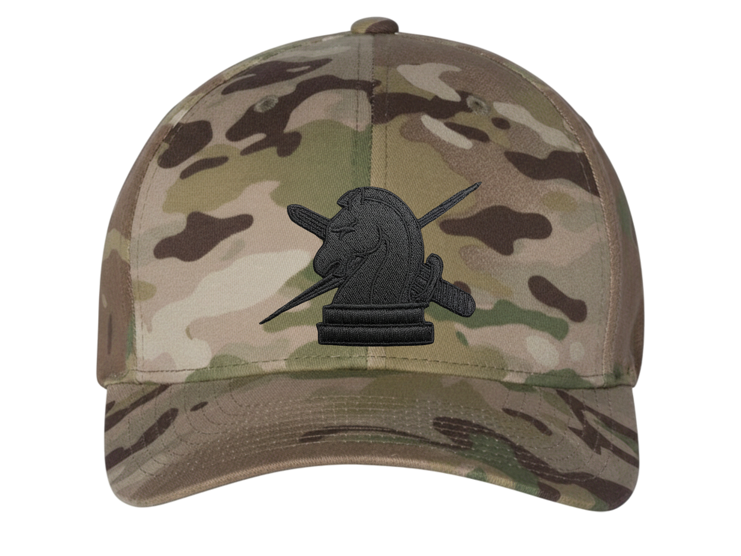 ICE FUGITIVE OPS (NO TEXT) EMBROIDERED ON FLEXFIT HAT