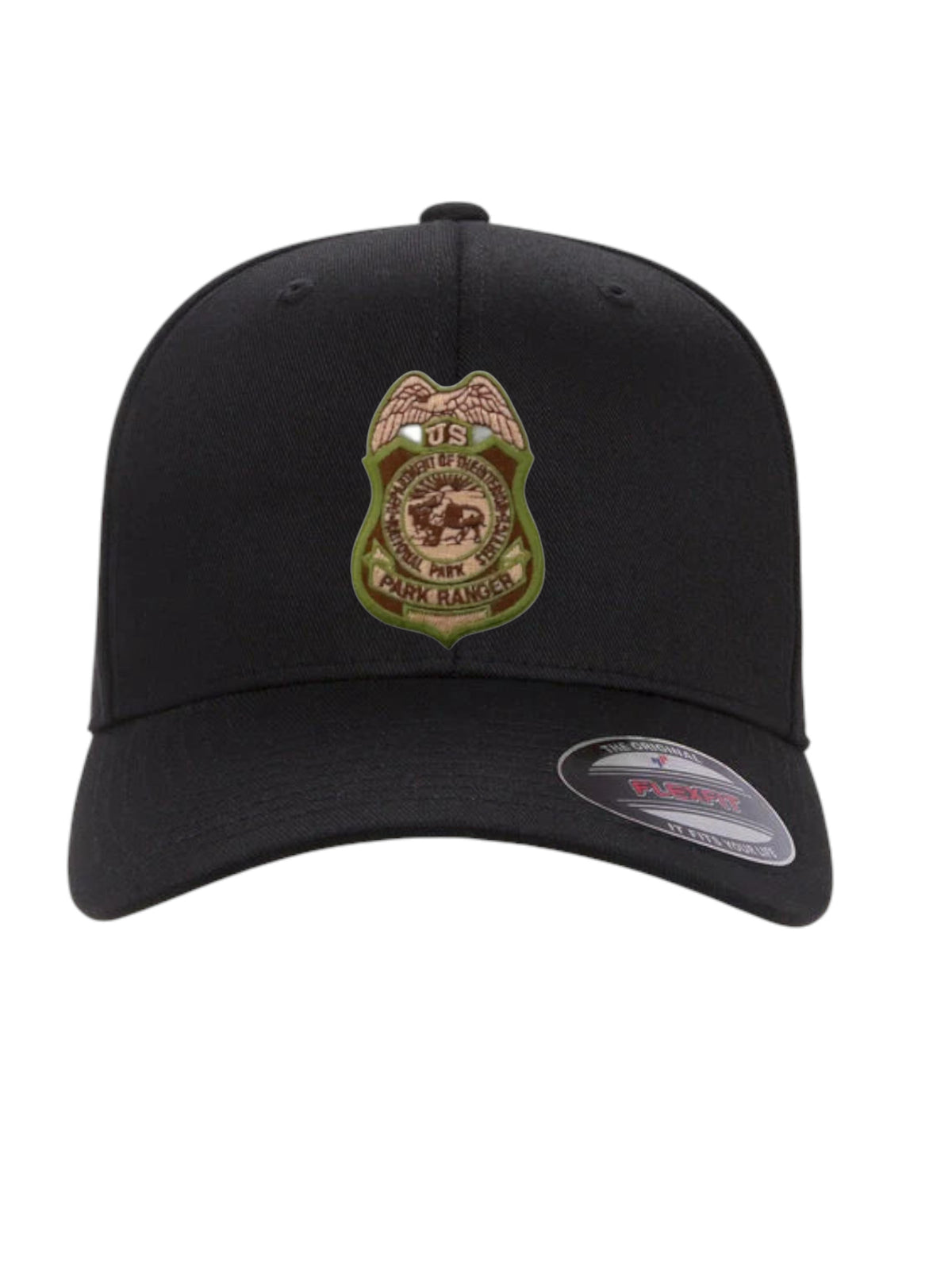NPS PARK RANGER BADGE ON FLEXFIT HAT