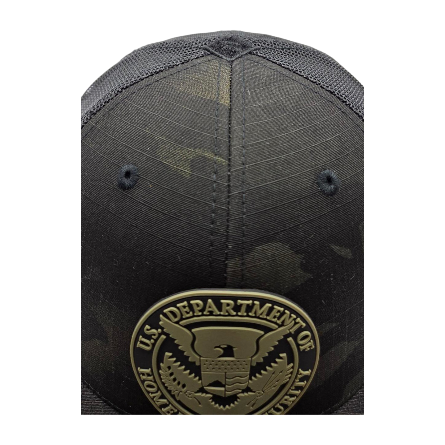 DHS SEAL RANGER GREEN/BLACK PVC PATCH BLACK MULTICAM