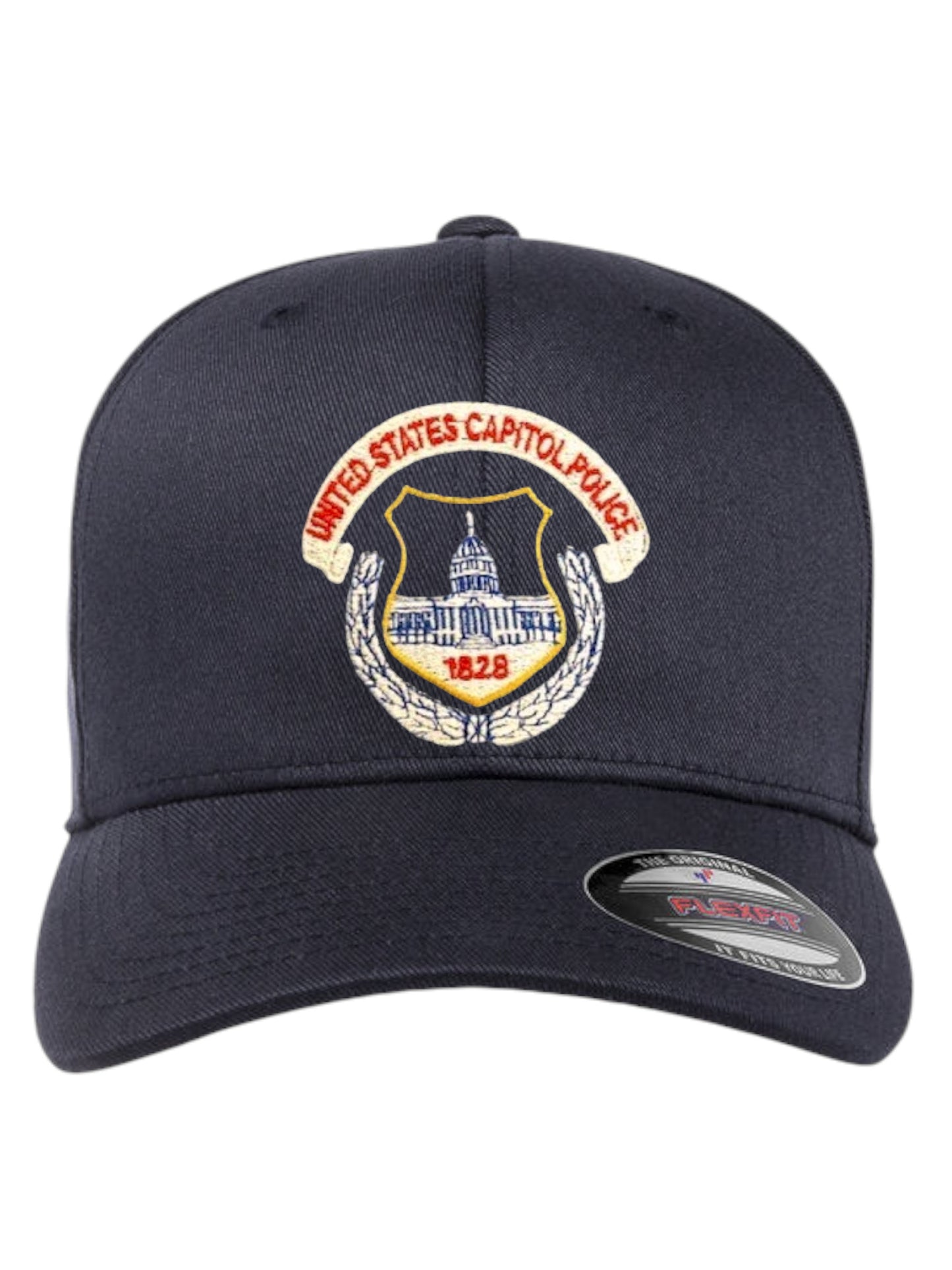 US CAPITOL POLICE SEAL EMBROIDERED ON FLEXFIT HAT
