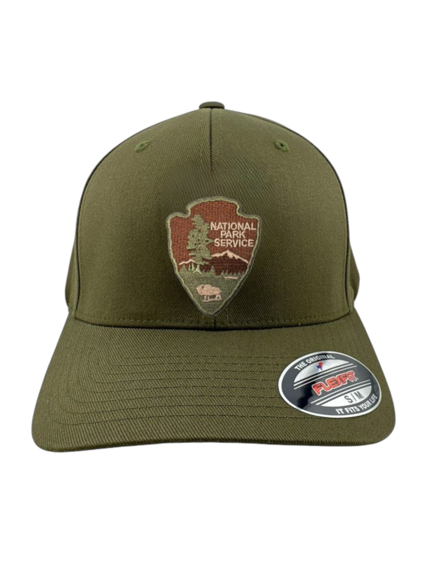 NPS ARROWHEAD BADGE ON FLEXFIT HAT