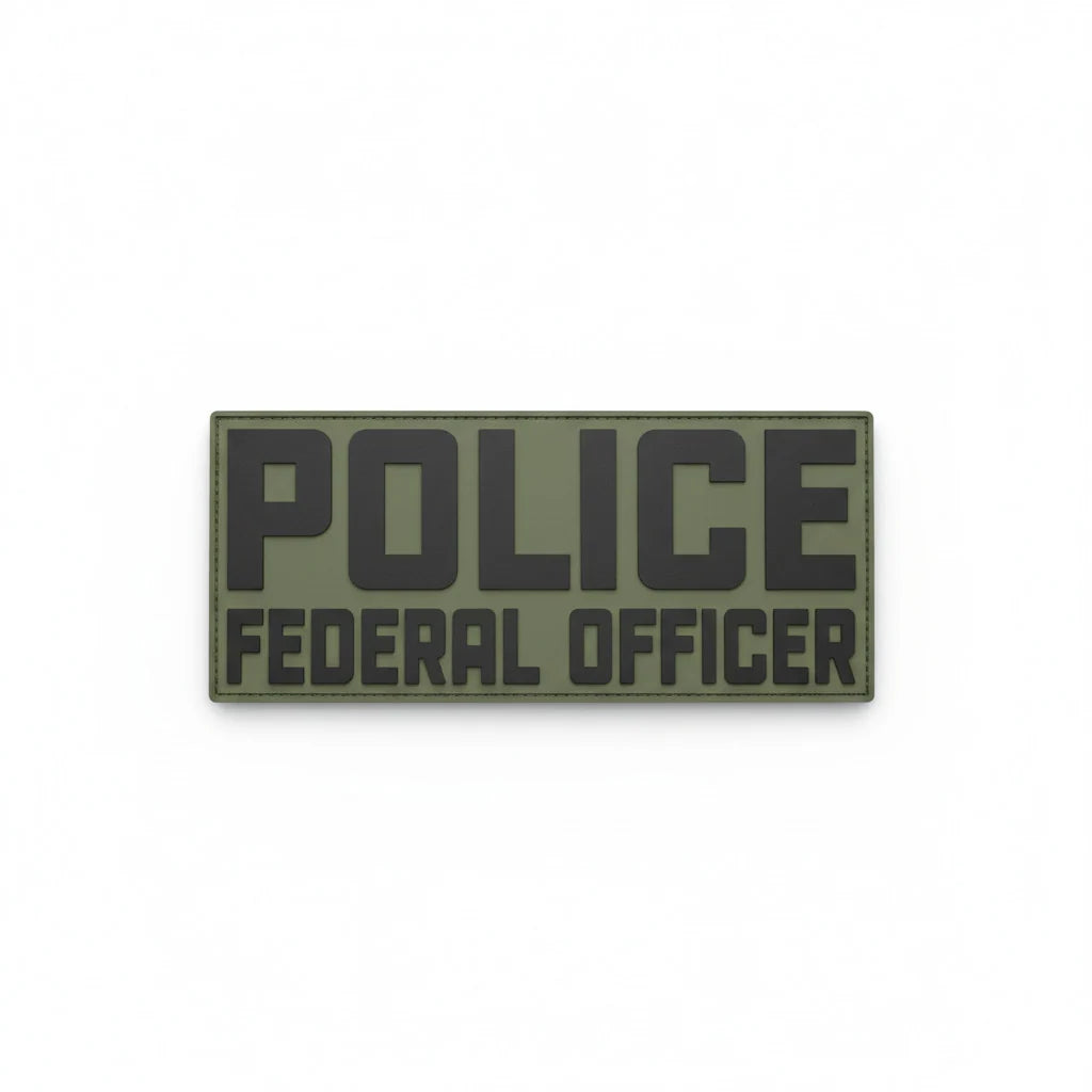 NEW PVS POLICE FEDERAL OFFICER 6"X3"