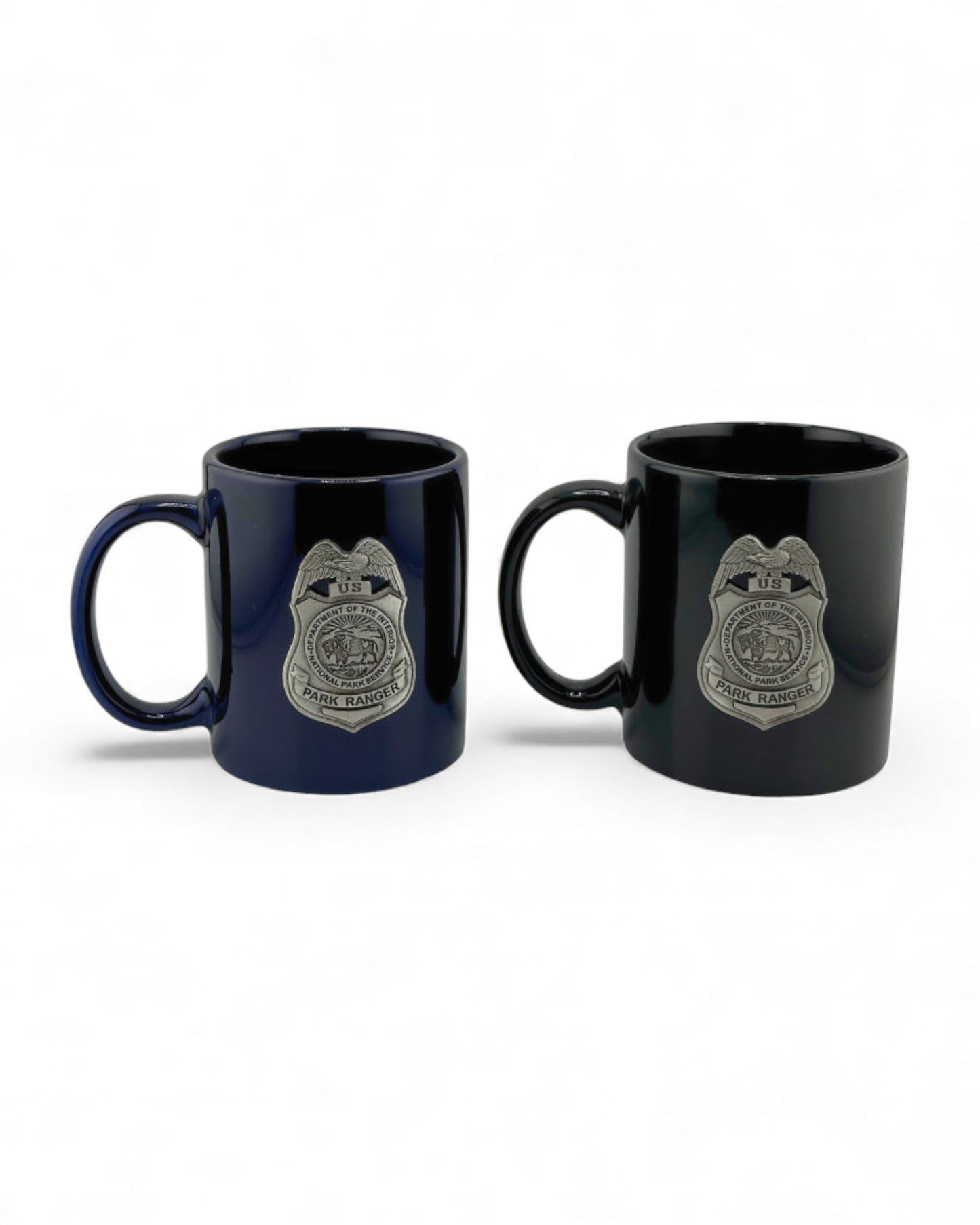 NPS COFFEE MUG WITH PEWTER BADGE