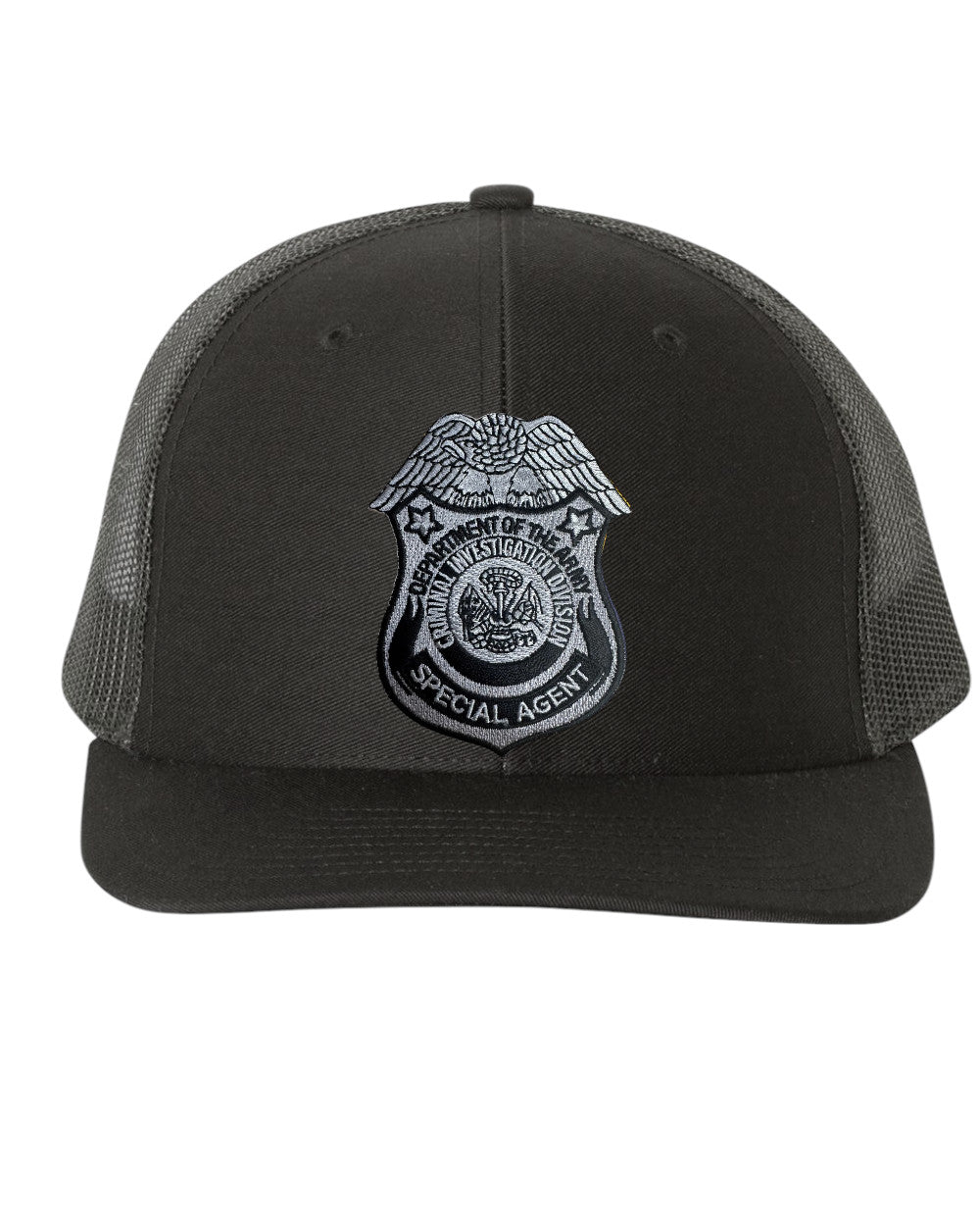 ARMY CID SPECIAL AGENT BADGE ON RICHARDSON HAT-112