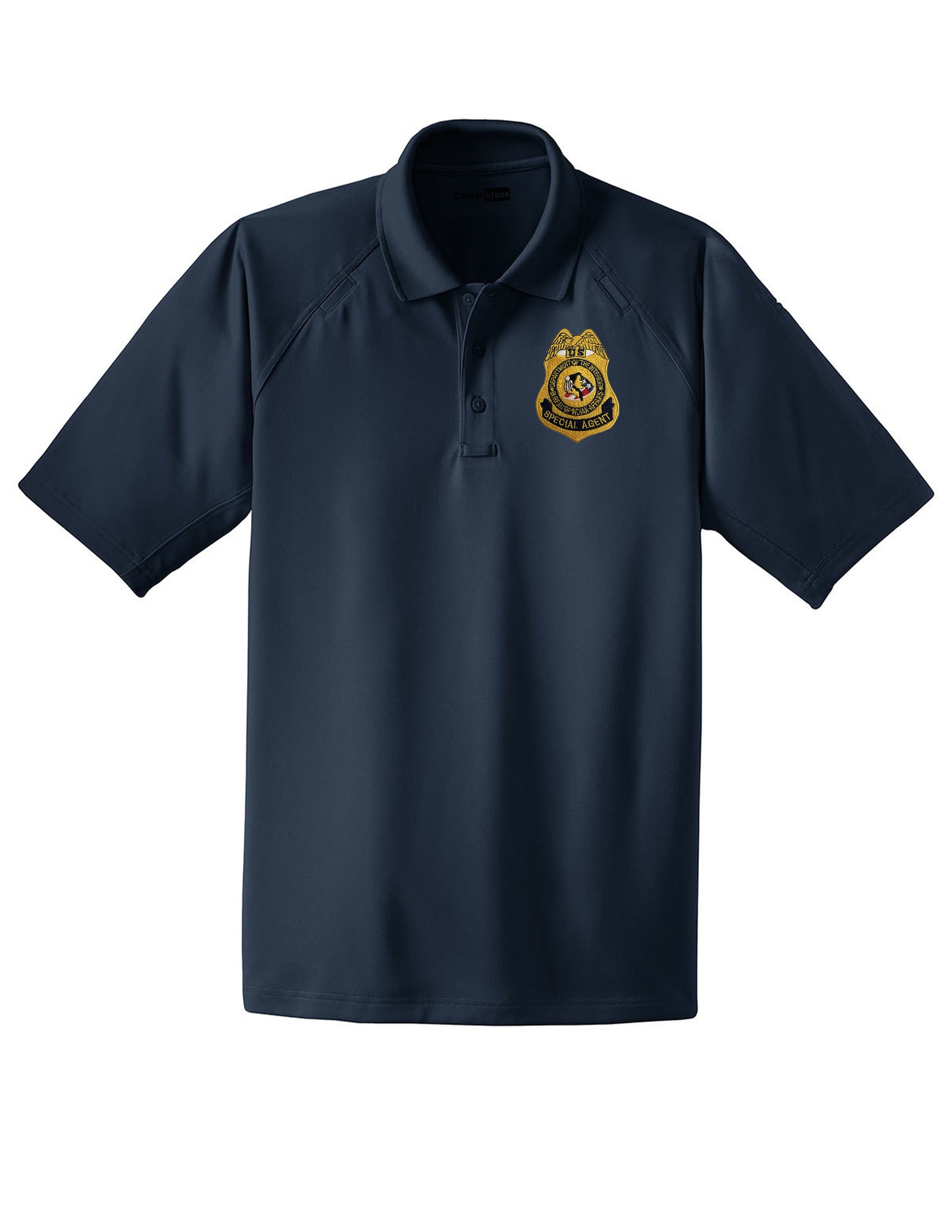 MEN'S BIA SPECIAL AGENT BADGE POLO-CS410