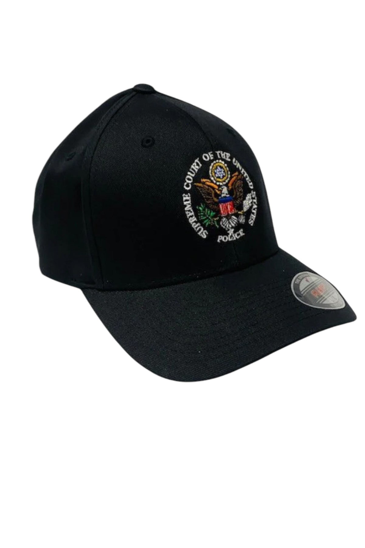 SUPREME COURT POLICE SEAL EMBROIDERED FLEXFIT HAT