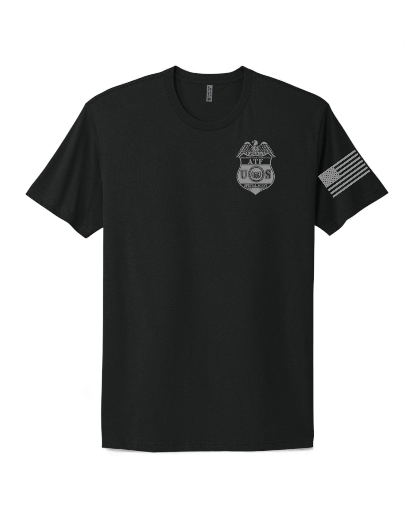 トップス BROCHURE FLAG SHIRTS ATF S/A BADGE NEXT LEVEL BRAND T-SHIRT W/ FLAG-NL3600 – Sally's