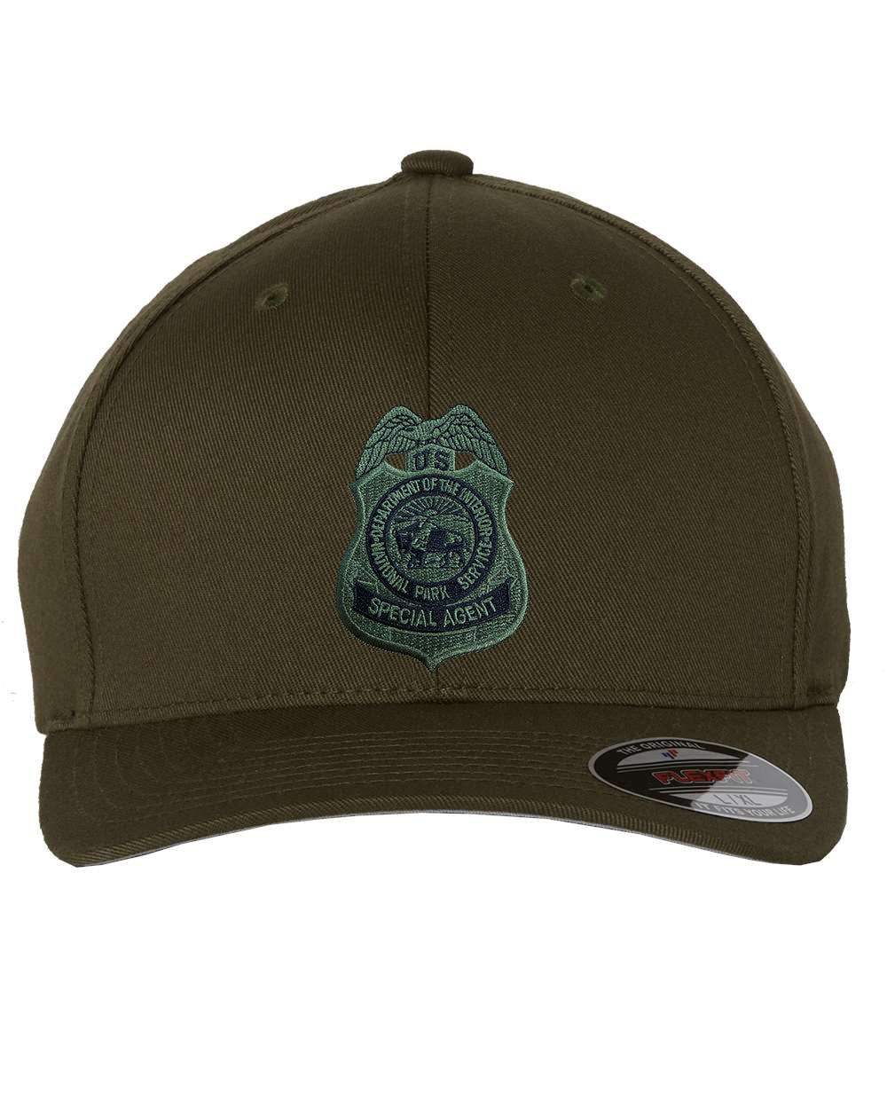 NPS SPECIAL AGENT BADGE ON FLEXFIT HAT