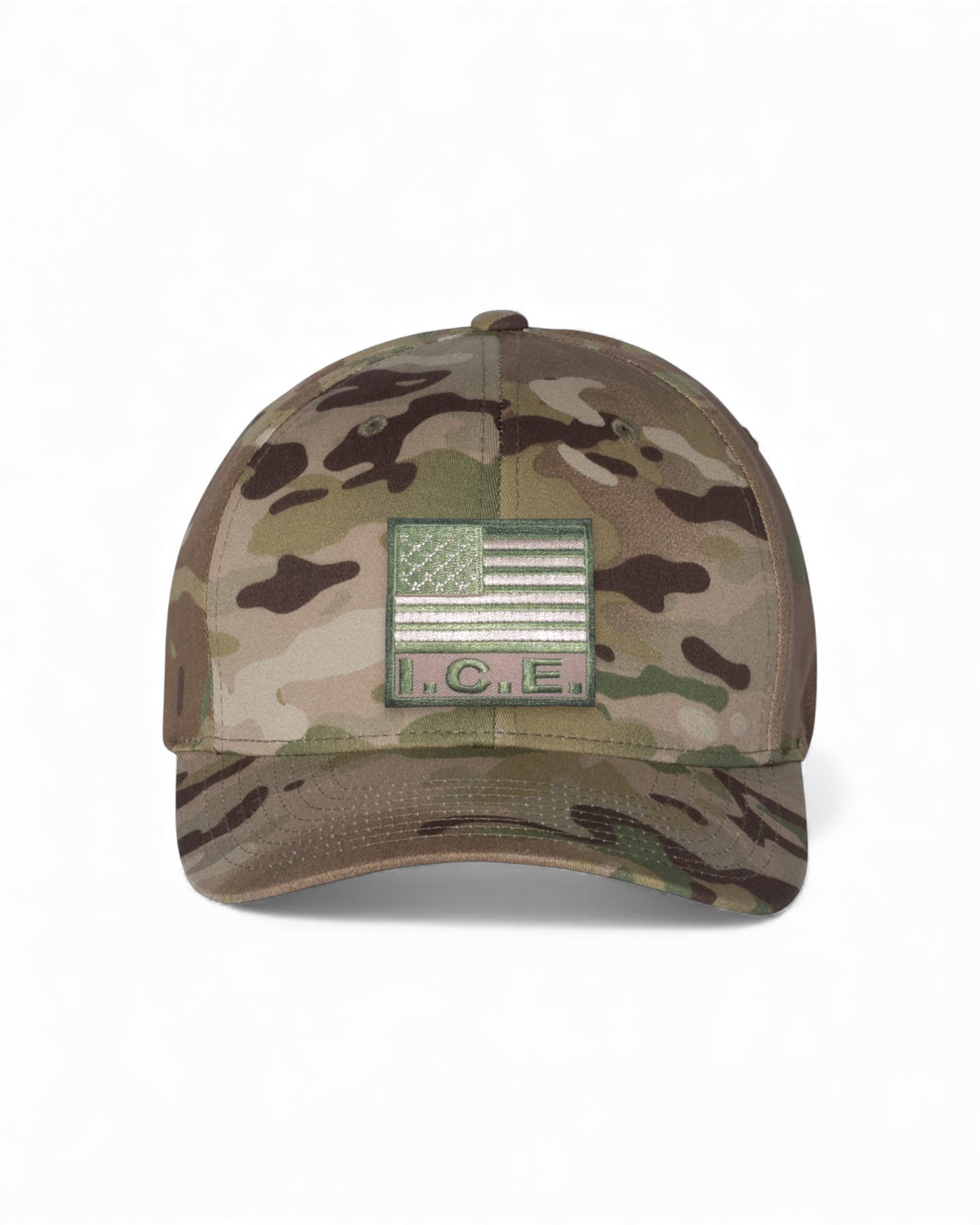ICE FLAG MULTICAM FLEXFIT HAT