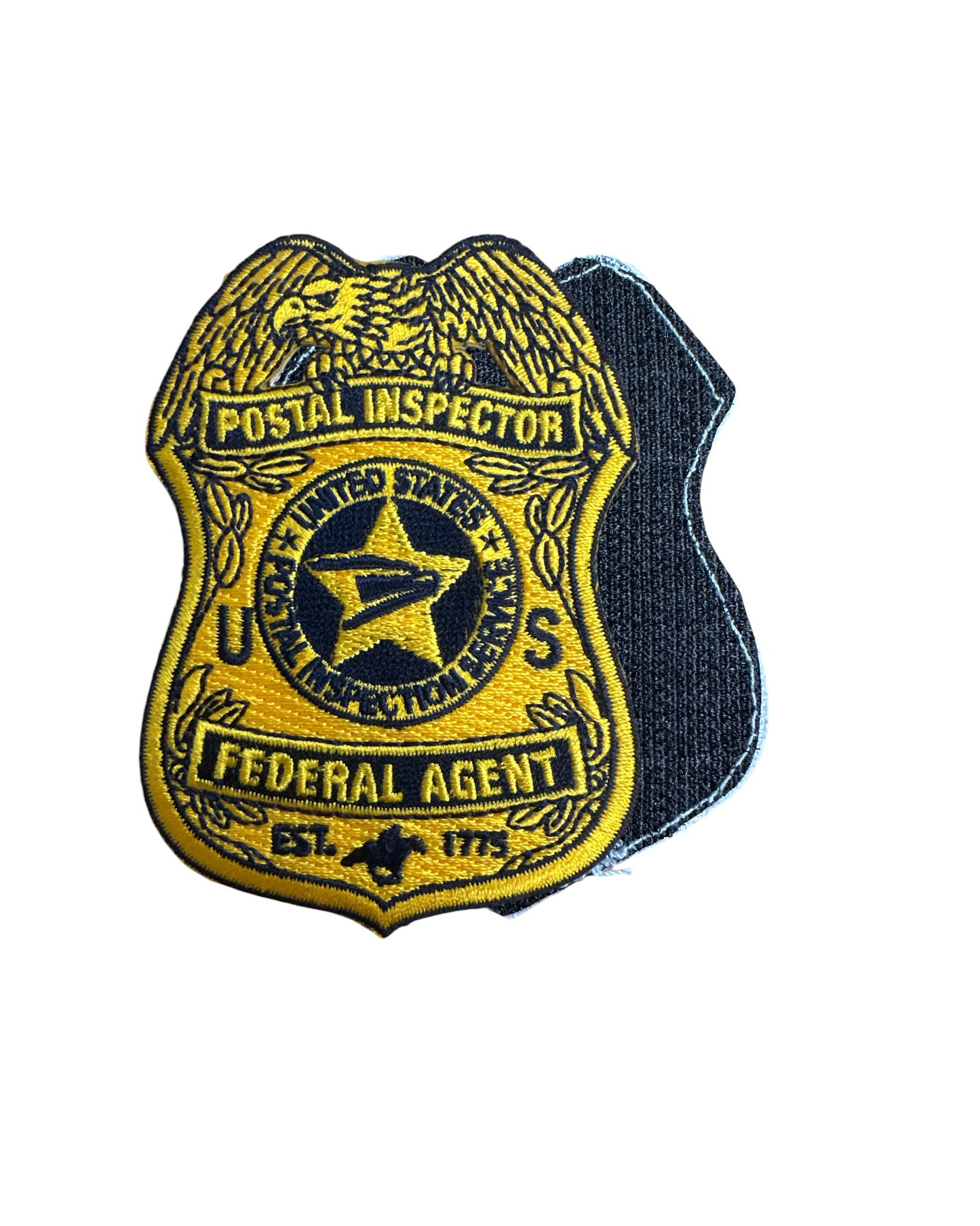POSTAL INSPECTOR GOLD BADGE PATCH
