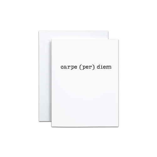 Carpe per diem Card