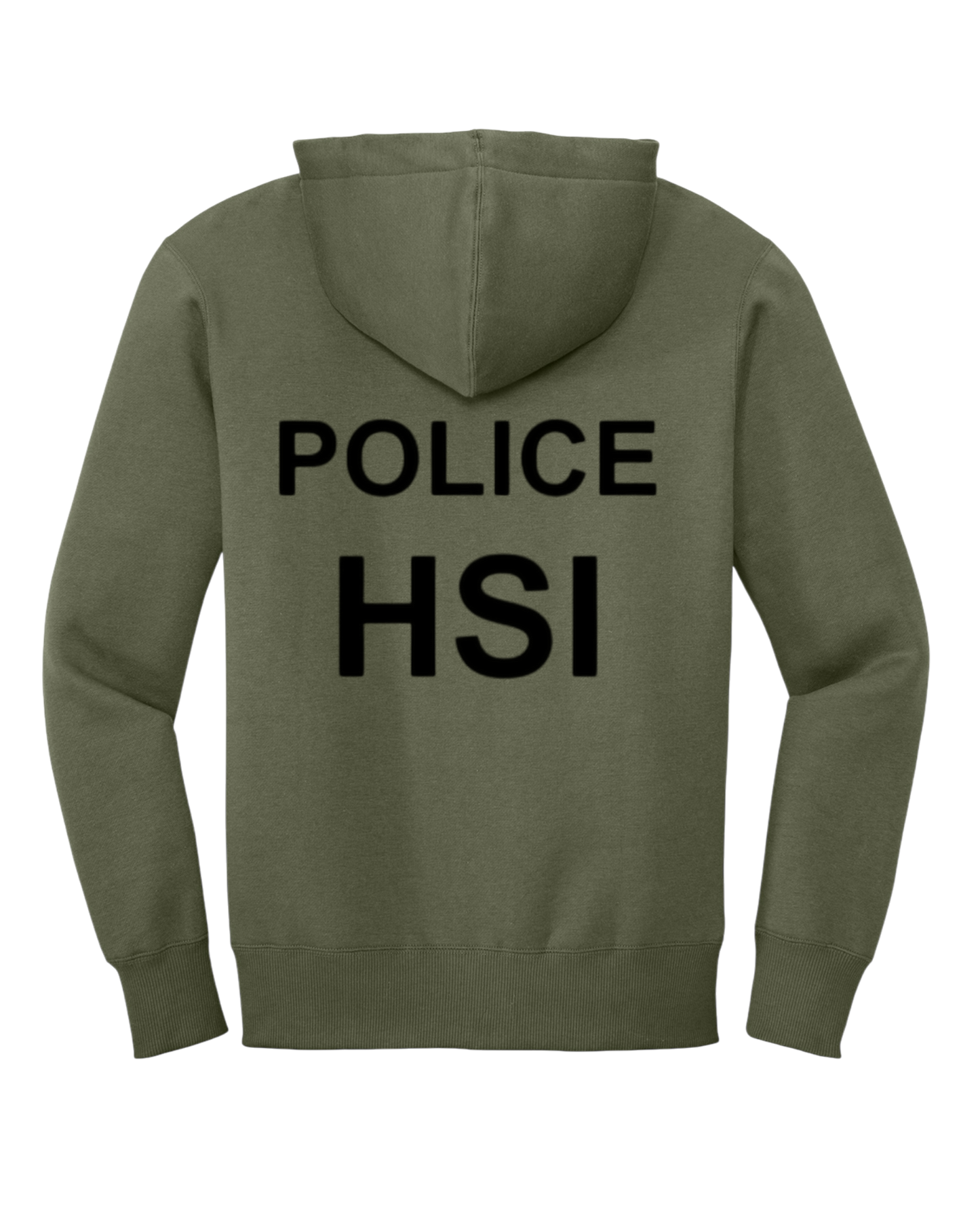HSI SPECIAL AGENT FULL ZIP HOODED SWEATSHIRT-DT1103