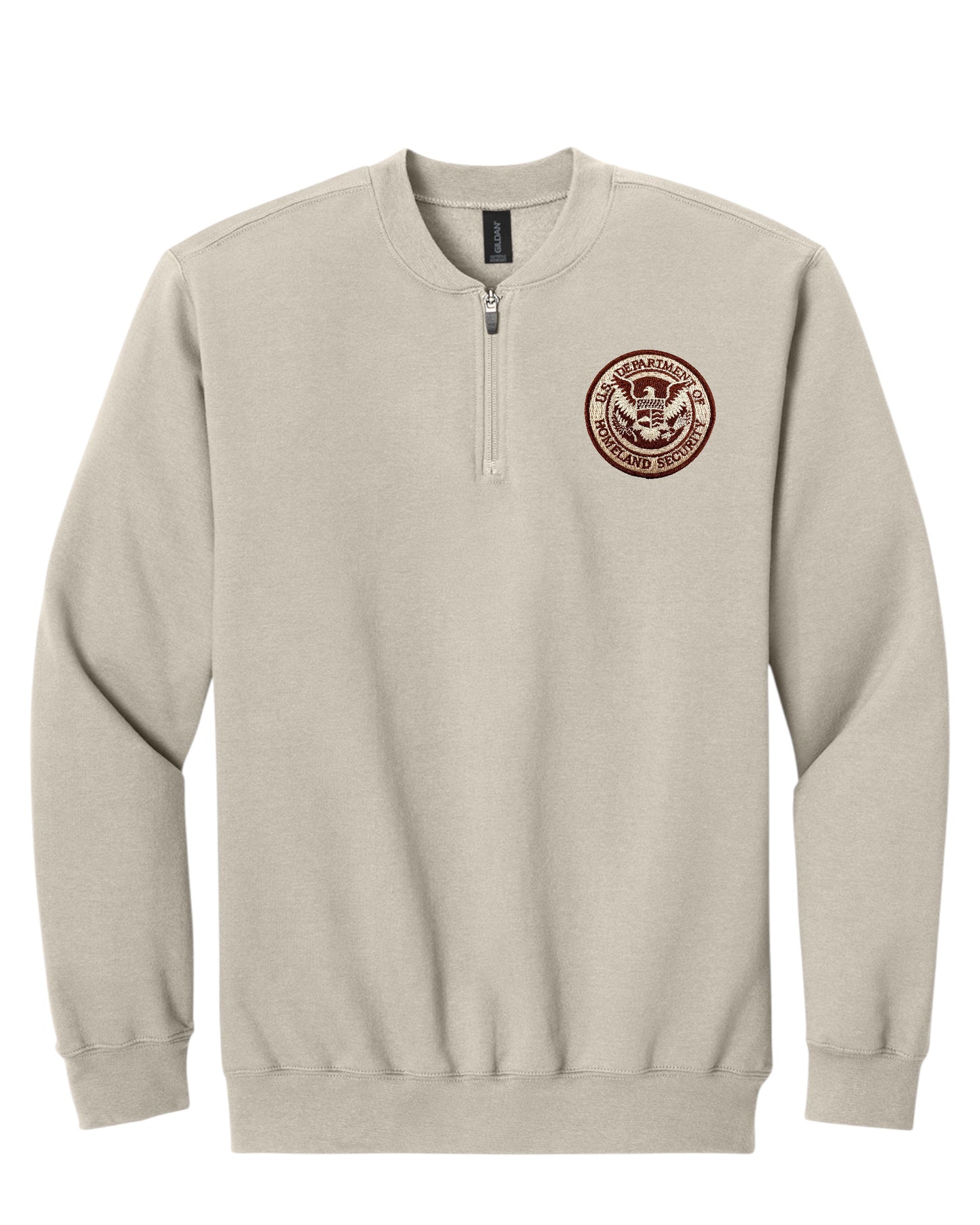 DHS SEAL GILDEN SOFTSTYLE MIDWEIGHT FLEECE 1/4 ZIP: SF008