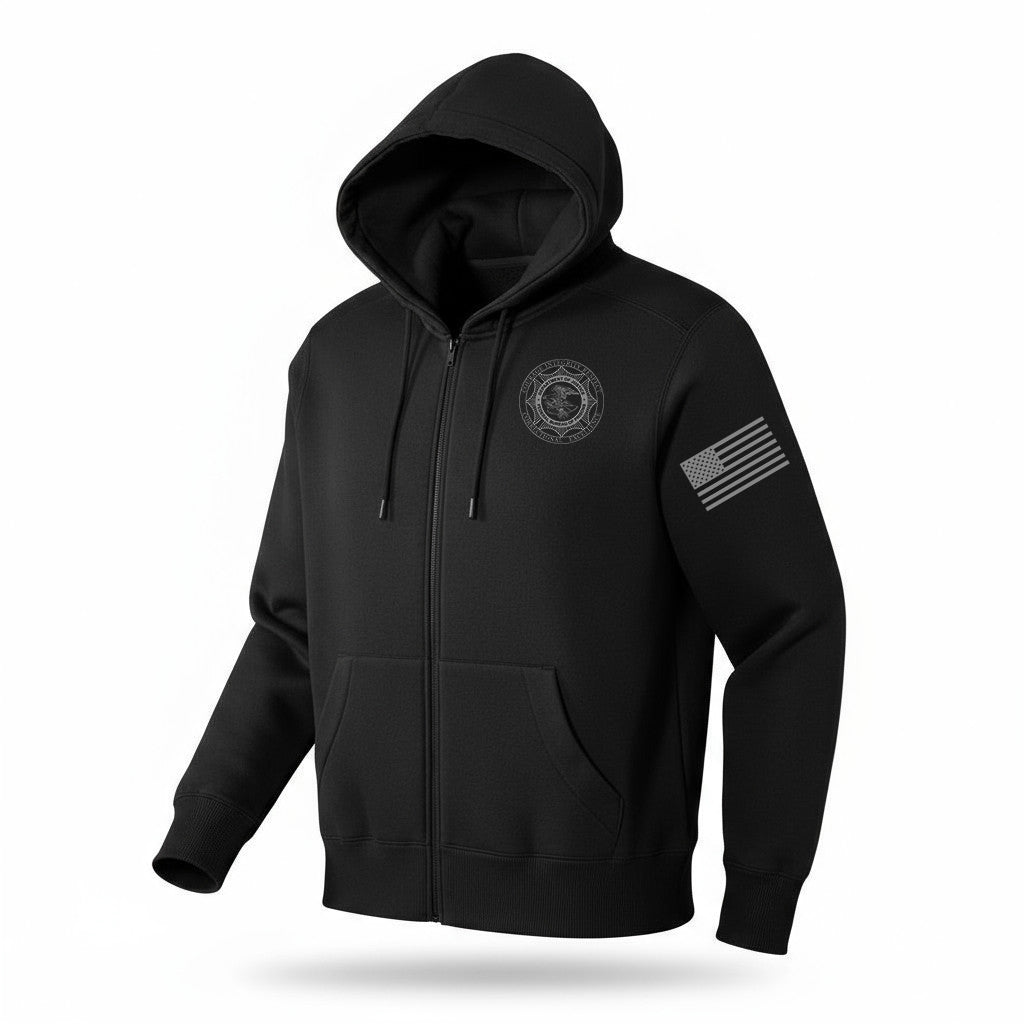 BOP FULL ZIP HOODED SWEATSHIRT-DT1103