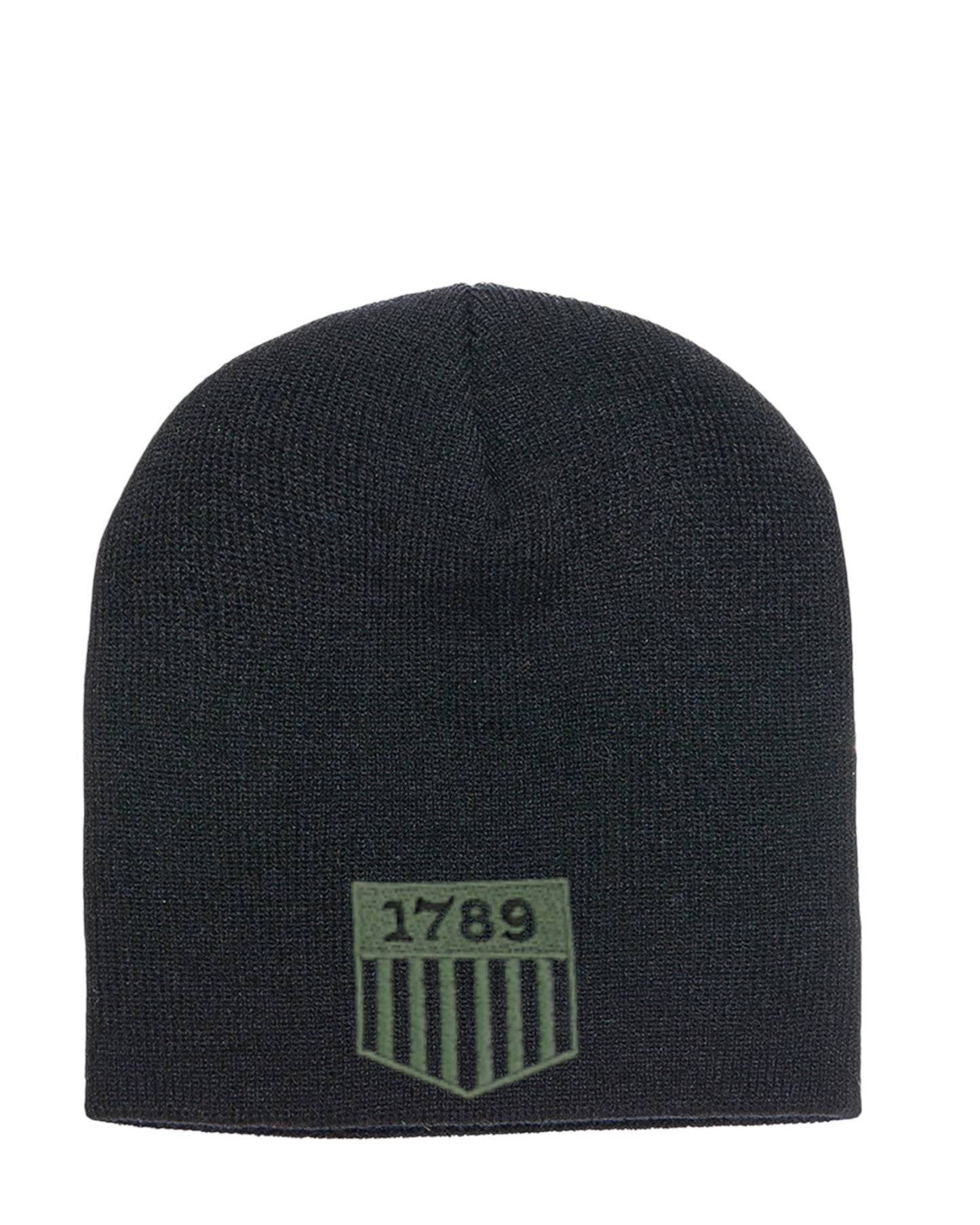 1789 SHIELD EMBRIODERED SKULL KNIT BEANIE