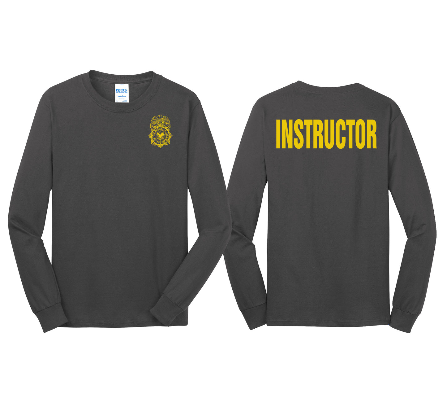 MEN'S VA OIG BADGE L/S CORE COTTON TEE-PC54LS