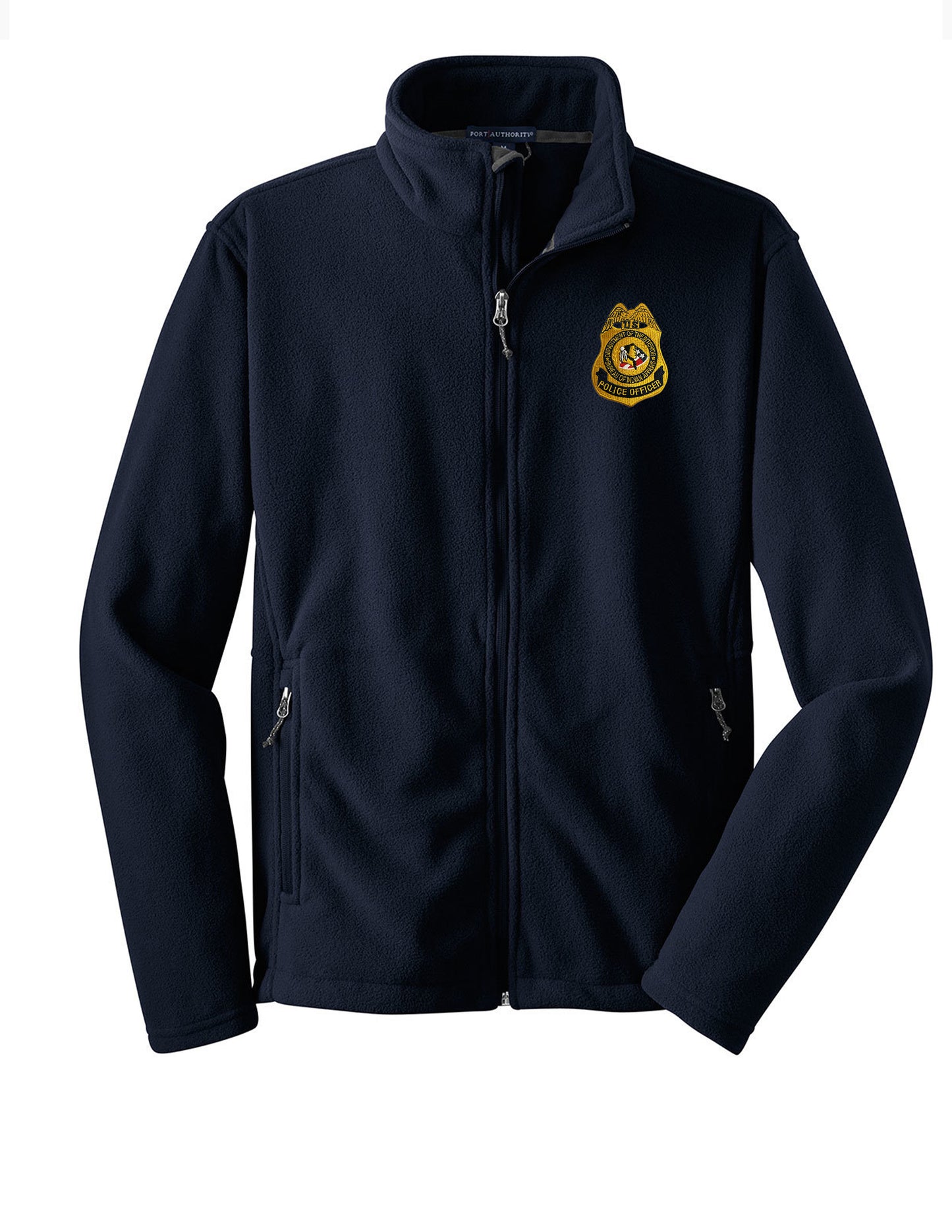 MEN'S BIA POLICE OFFICER BADGE FLEECE JACKET-F217