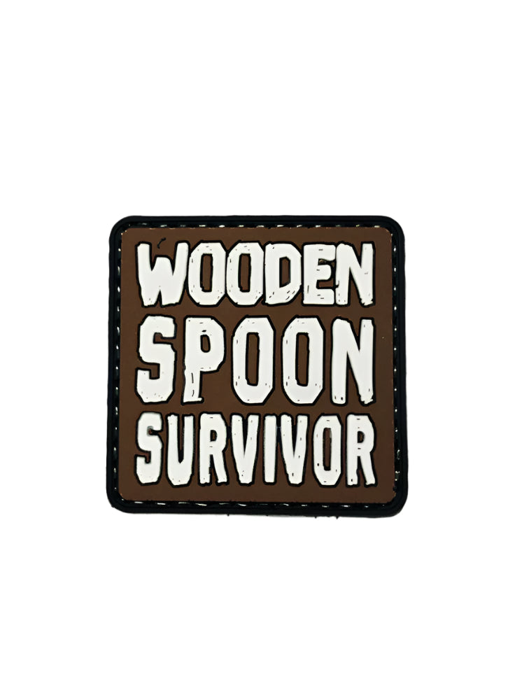WOODEN SPOON SURVIVOR PVC MORALE PATCH-6696
