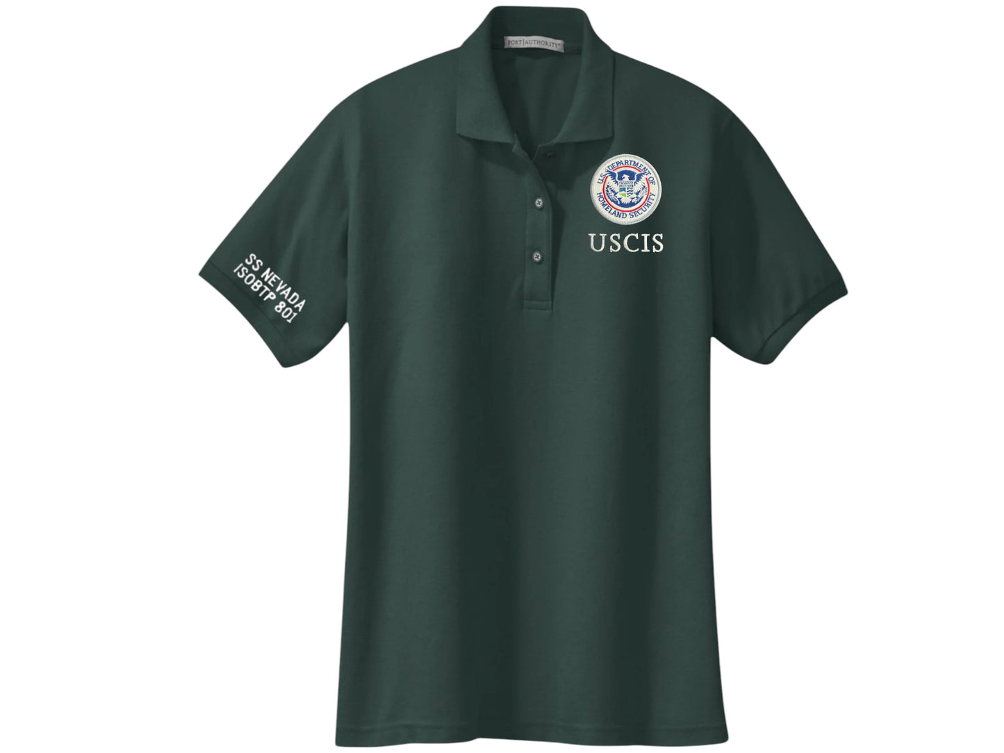 WOMEN'S USCIS CLASS PORT AUTHORITY POLO - L500