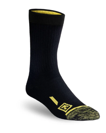 FIRST TACTICAL COTTON DUTY 6" SOCKS- 3PK
