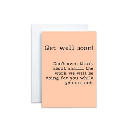 Get Well Soon Card