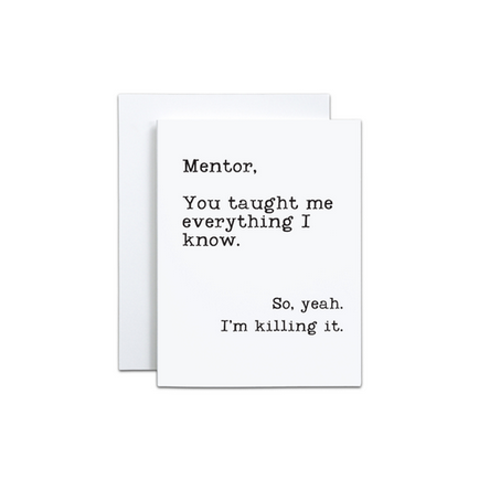 MENTOR CARD