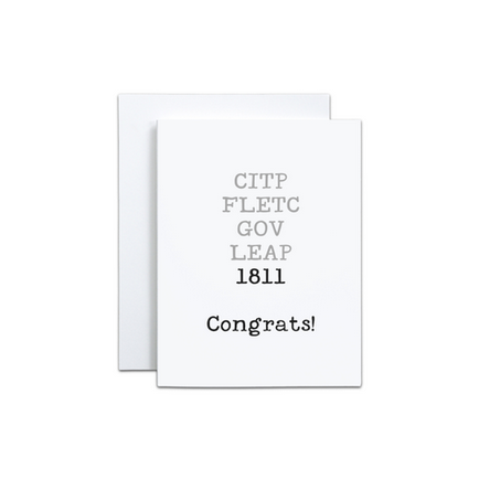 1811 Congrats Card