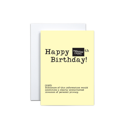 Happy Birthday Card