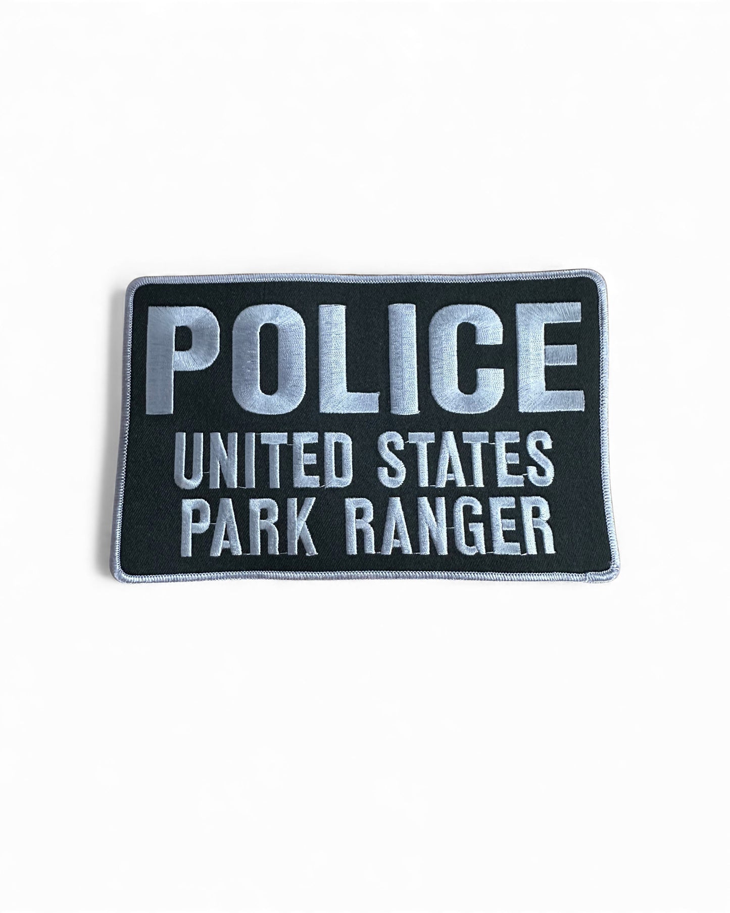CLEARANCE POLICE U.S. PARK RANGER BACK VEST PANEL GREY/BLACK