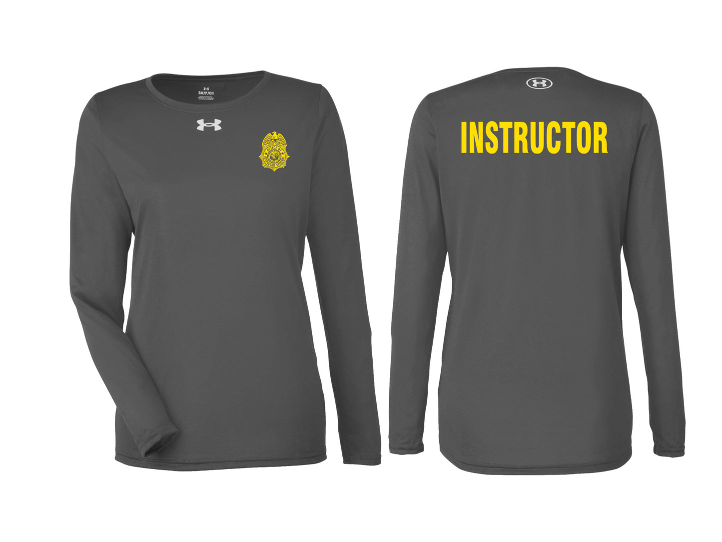 WOMEN'S VA OIG BADGE UNDER ARMOUR L/S TECH TEE-1376852