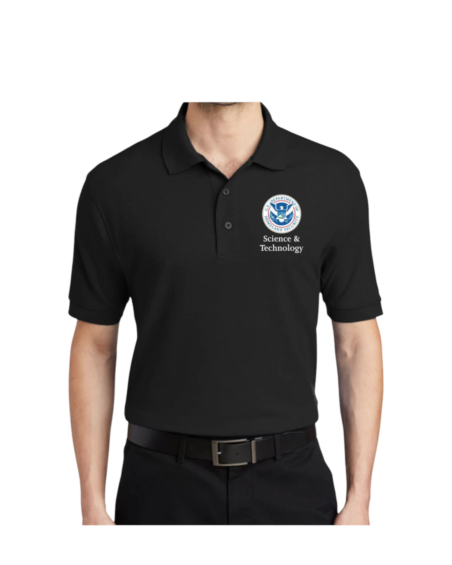 MEN'S DHS SCIENCE & TECHNOLOGY PORT AUTHORITY POLO - K500