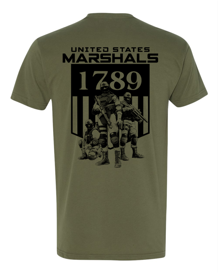 *NEW* UNITED STATES MARHSALS 1789 T-SHIRT