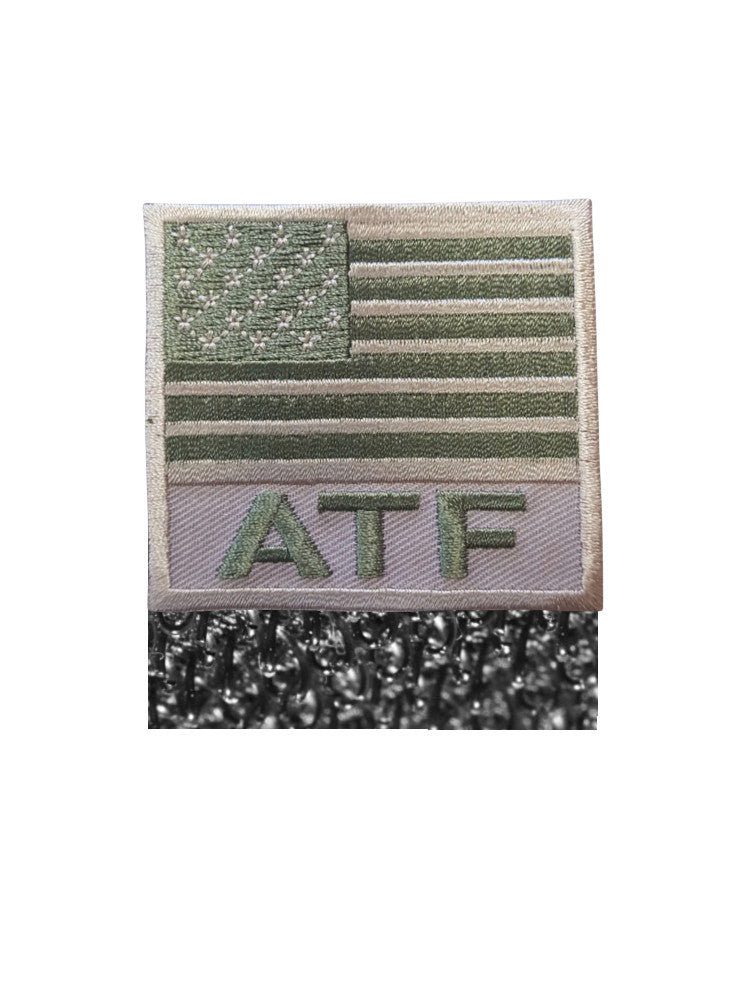 ATF FLAG PATCH TAN/OD GREEN