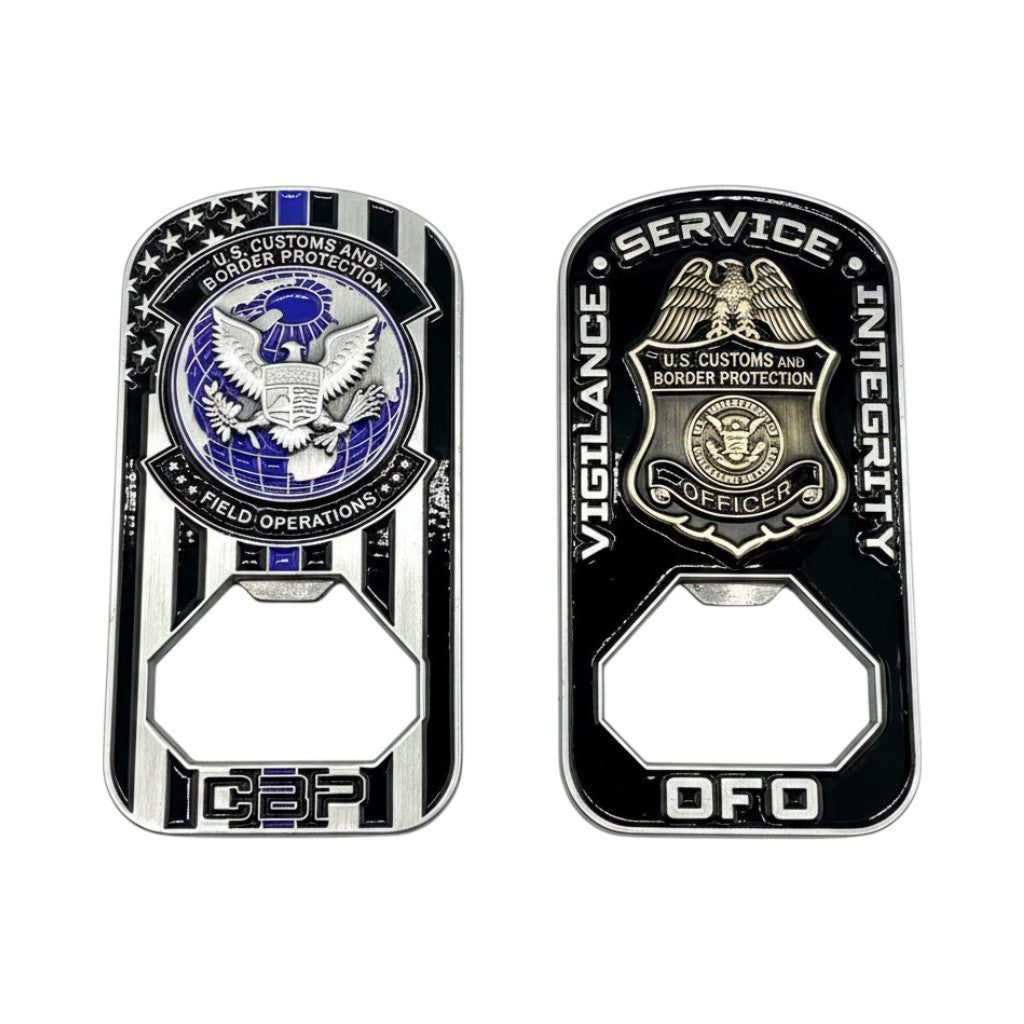 CBP CHALLENGE COIN - NEW DESIGN BOTTLE OPENER