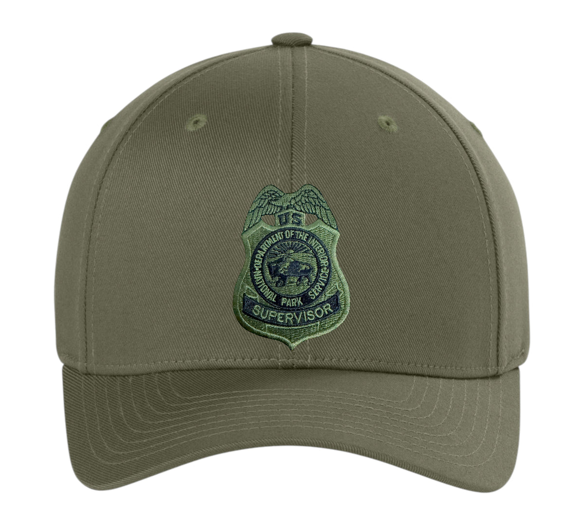 NPS SUPERVISOR BADGE ON FLEXFIT HAT