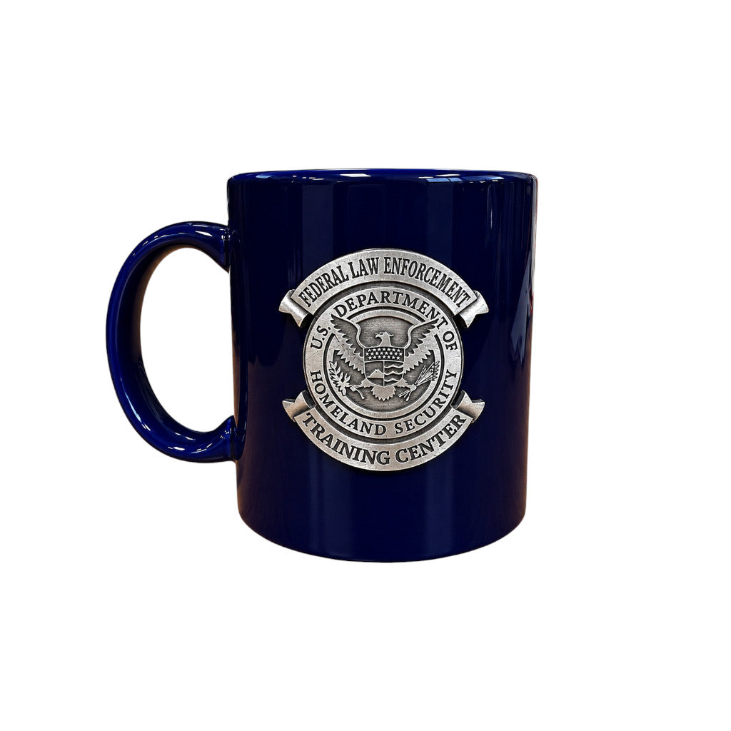 FLETC MUG WITH PEWTER BADGE