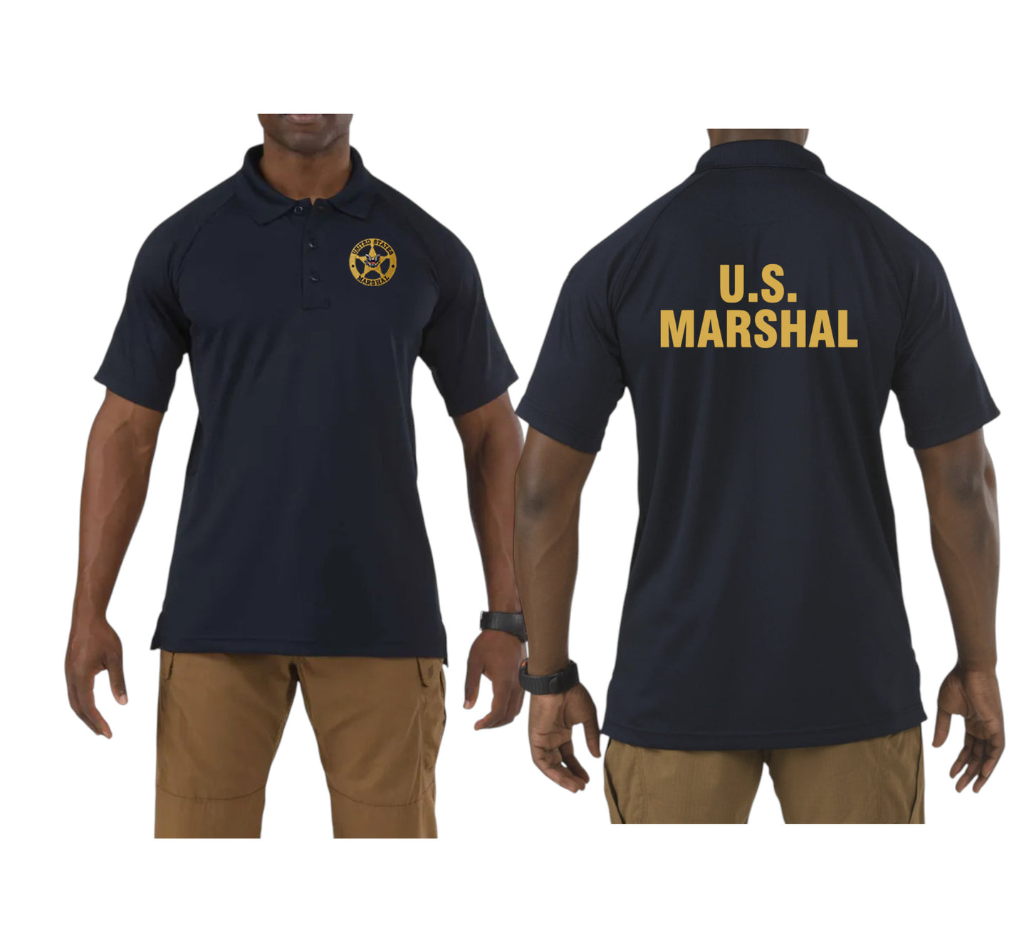 5.11 USMS STAR PERFORMANCE POLO SHORT SLEEVE-NAVY