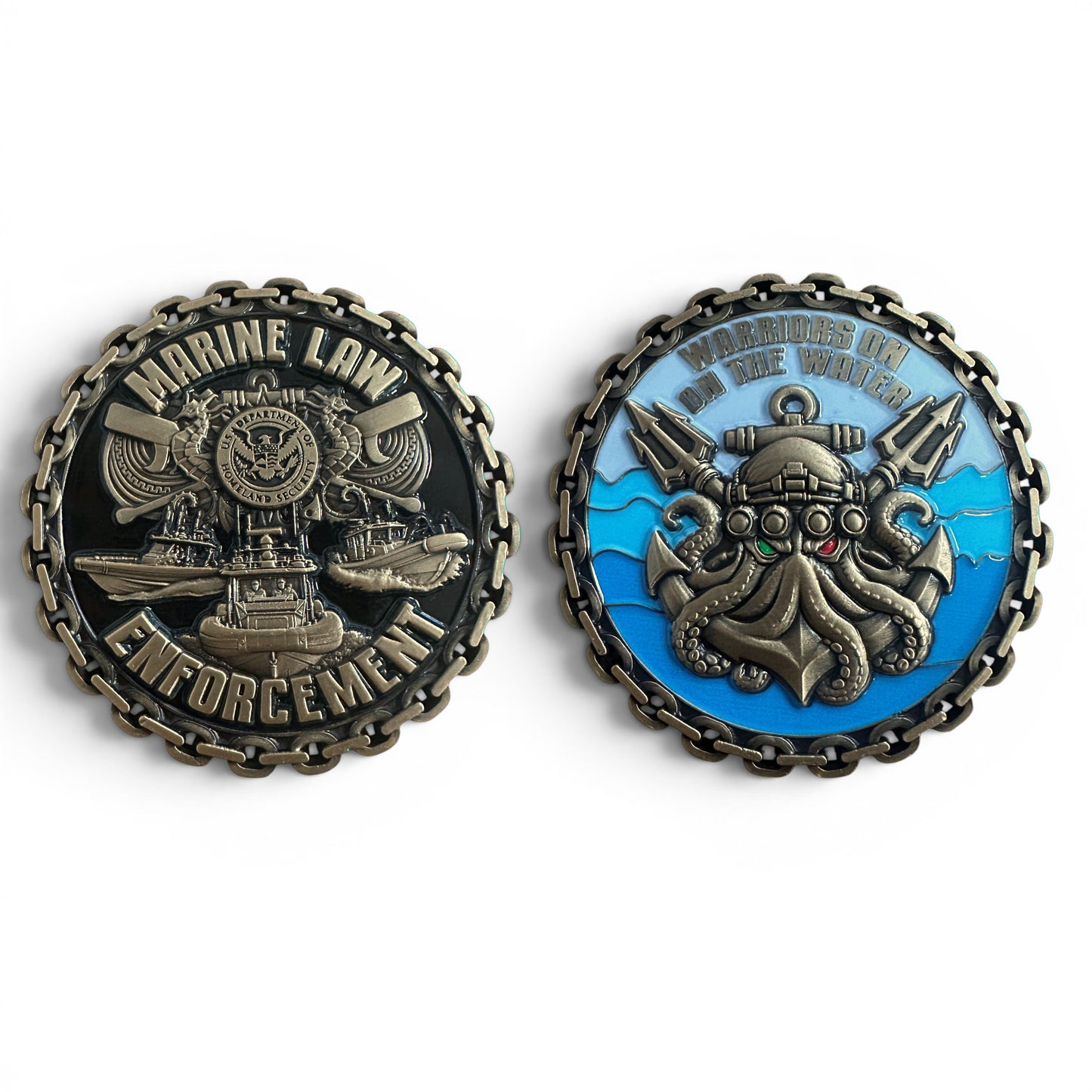 NEW! MARINE LAW ENFORCEMENT COIN